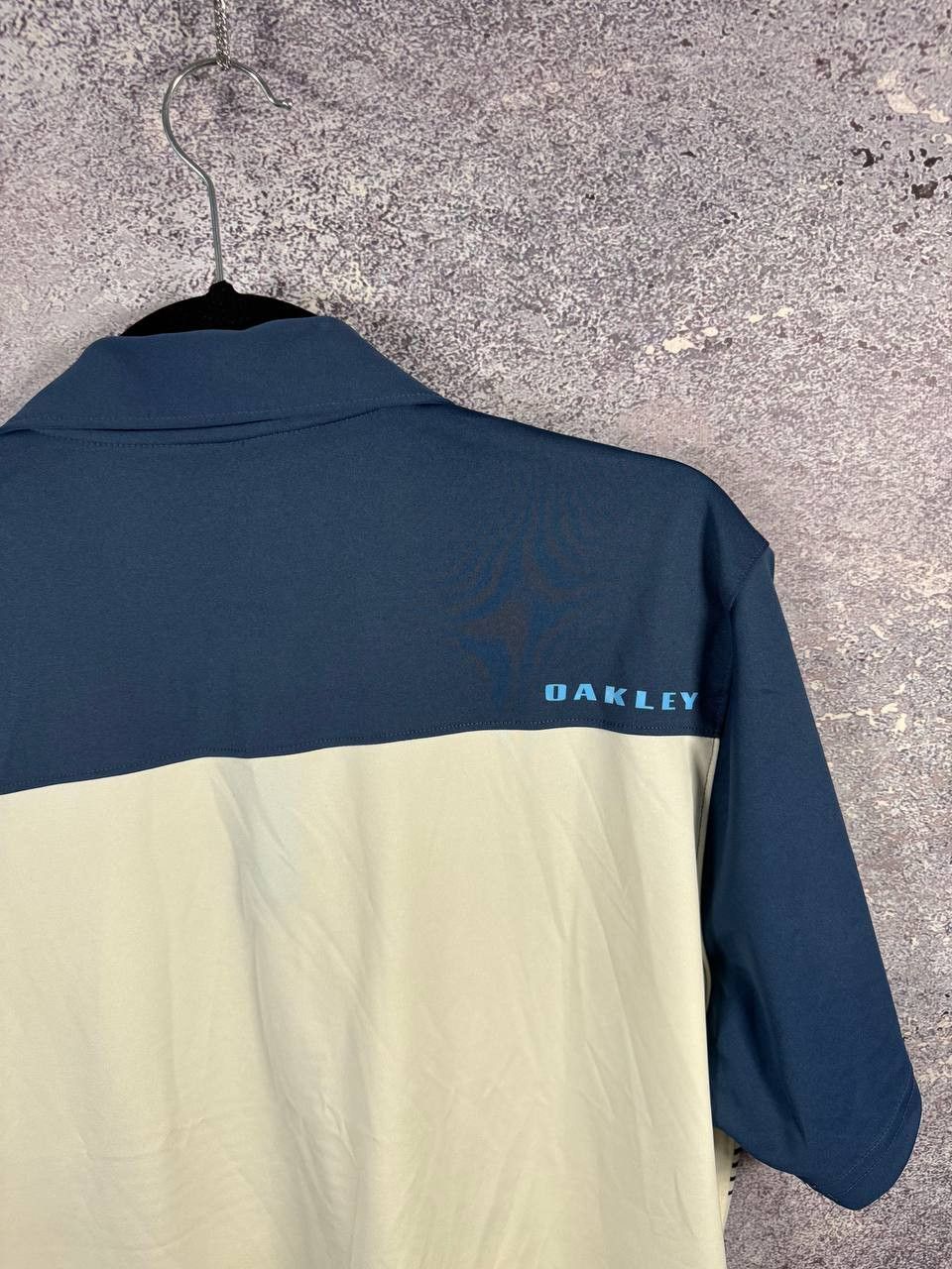 Oakley Vintage Oakley Center Logo Stripped Blue Men's Polo Shirt Size US L / EU 52-54 / 3 - 7 Thumbnail