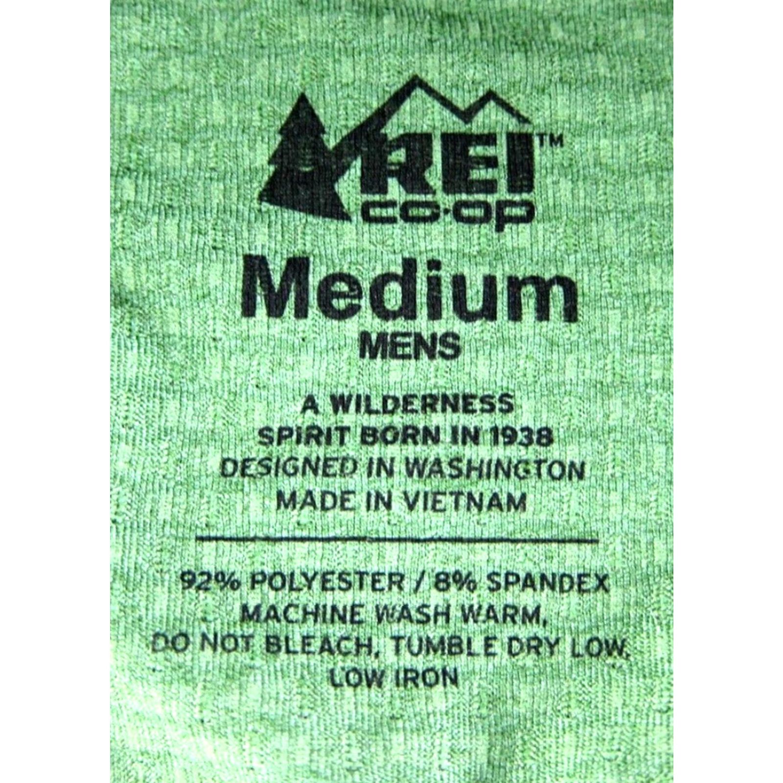 Vintage REI CO-OP Green Stretch 1/4 Zip Mock Neck Long Sleeve Base Layer Shirt Men Med Size US M / EU 48-50 / 2 - 4 Thumbnail