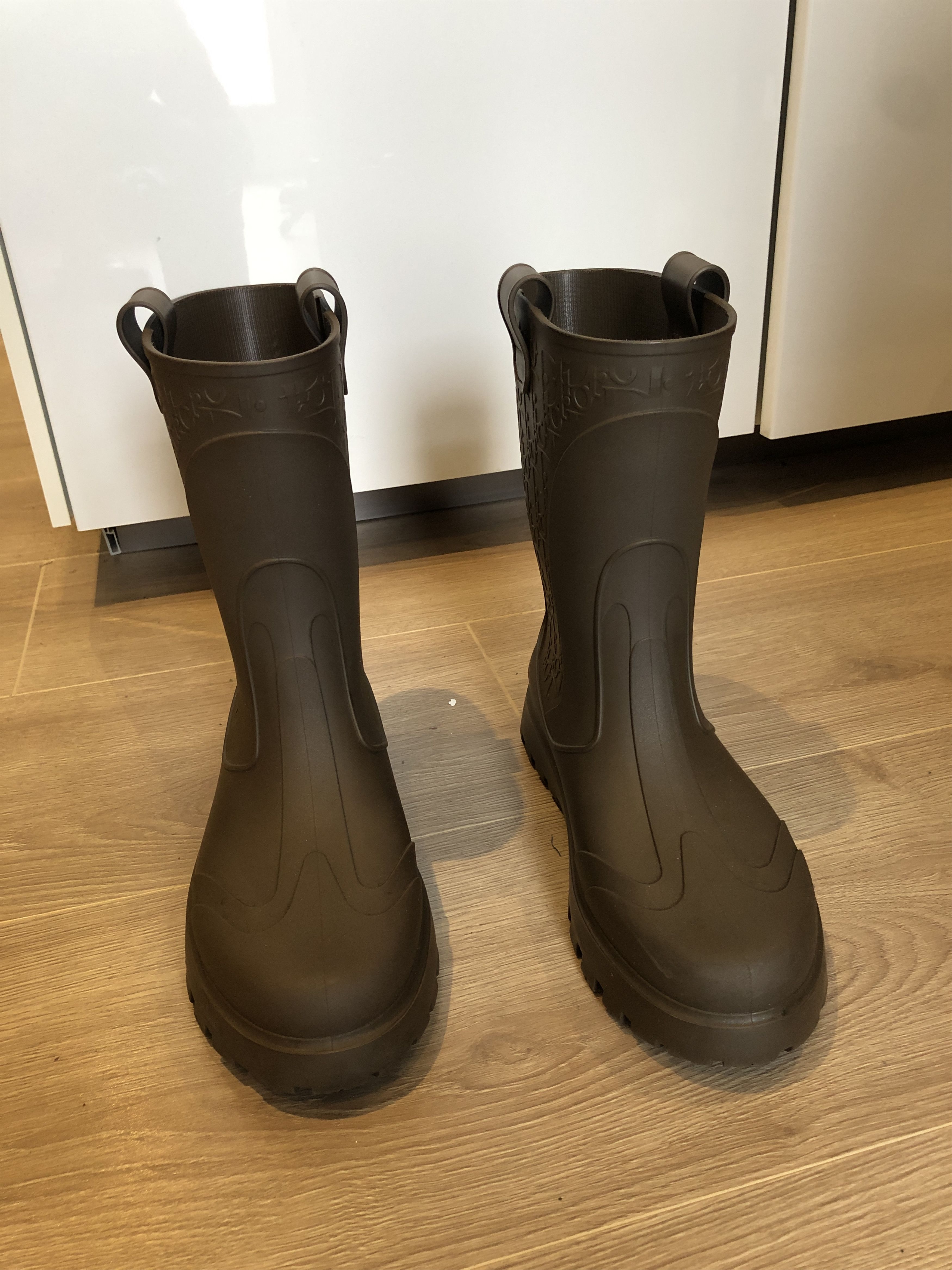image of Dior Eu43 - Garden Rain Boot - Brown, Men's (Size 10)