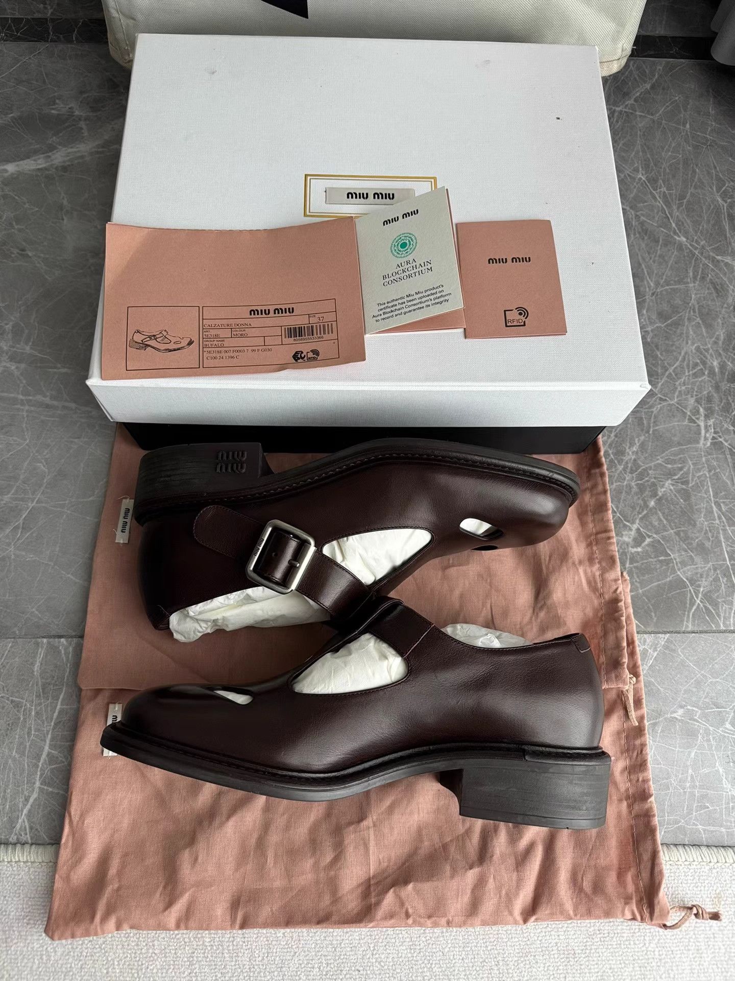 Miu Miu MiuMiu Cutout Mary Jane T-Strap Platform Shoes K6 Size US 7 / IT 37 - 5 Thumbnail