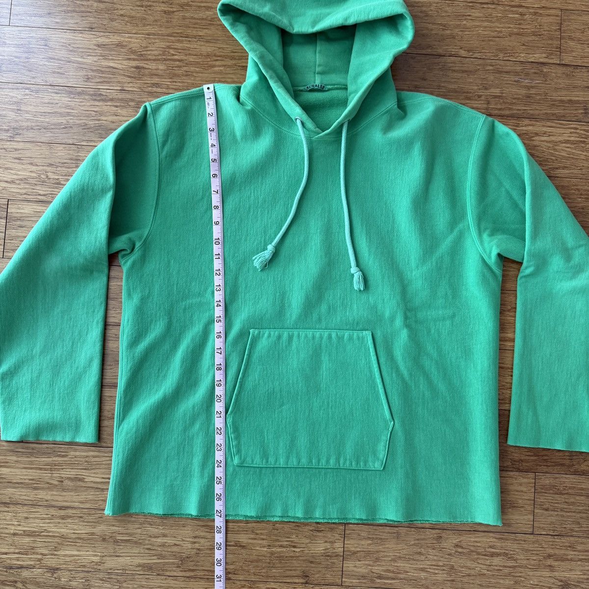Auralee Auralee Pullover Hoodie, Bright Kelly Green, Size 4 (Med) Size US M / EU 48-50 / 2 - 9 Thumbnail