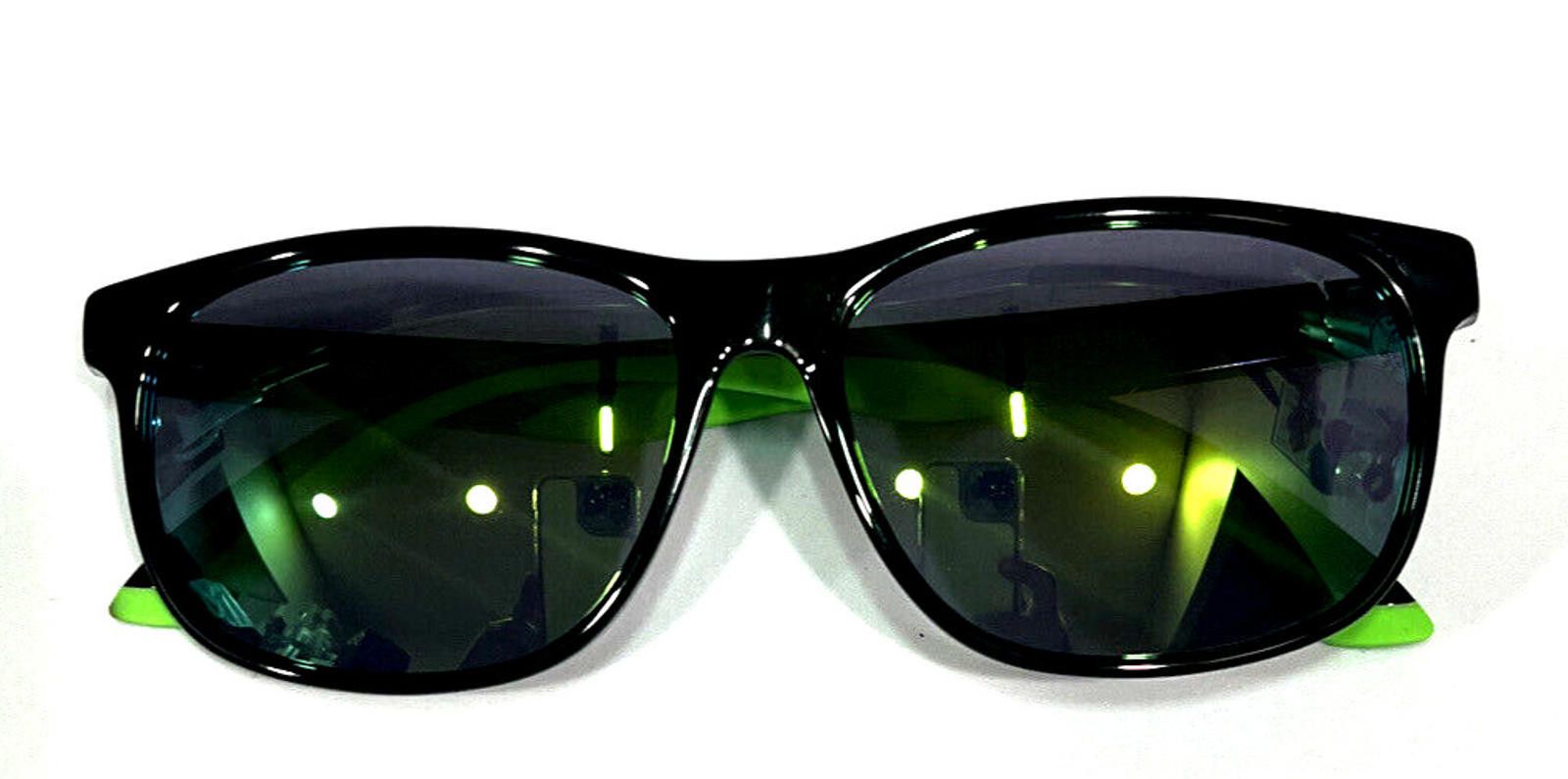 Puma Puma PU0106S 005 Black Green Mirror Sunglasses 56-15 140 Size ONE SIZE - 6 Thumbnail