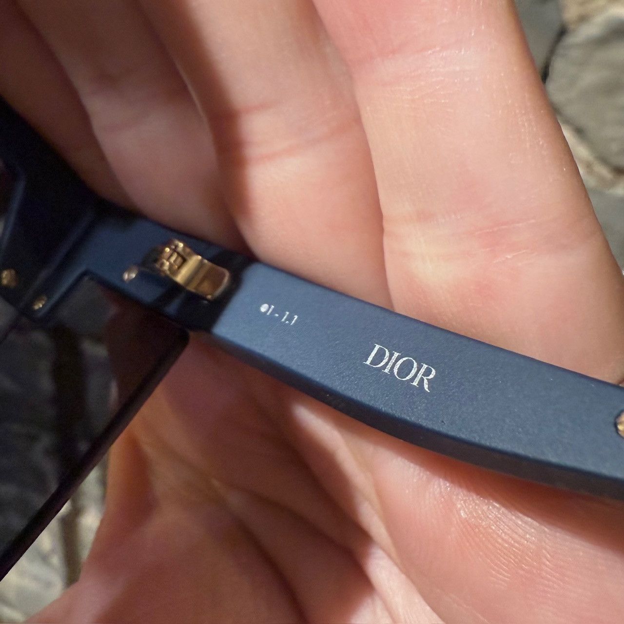 Dior Dior DiorClub Oblique Mirror Mask Sunglasses With Embr Cord Size ONE SIZE - 10 Thumbnail