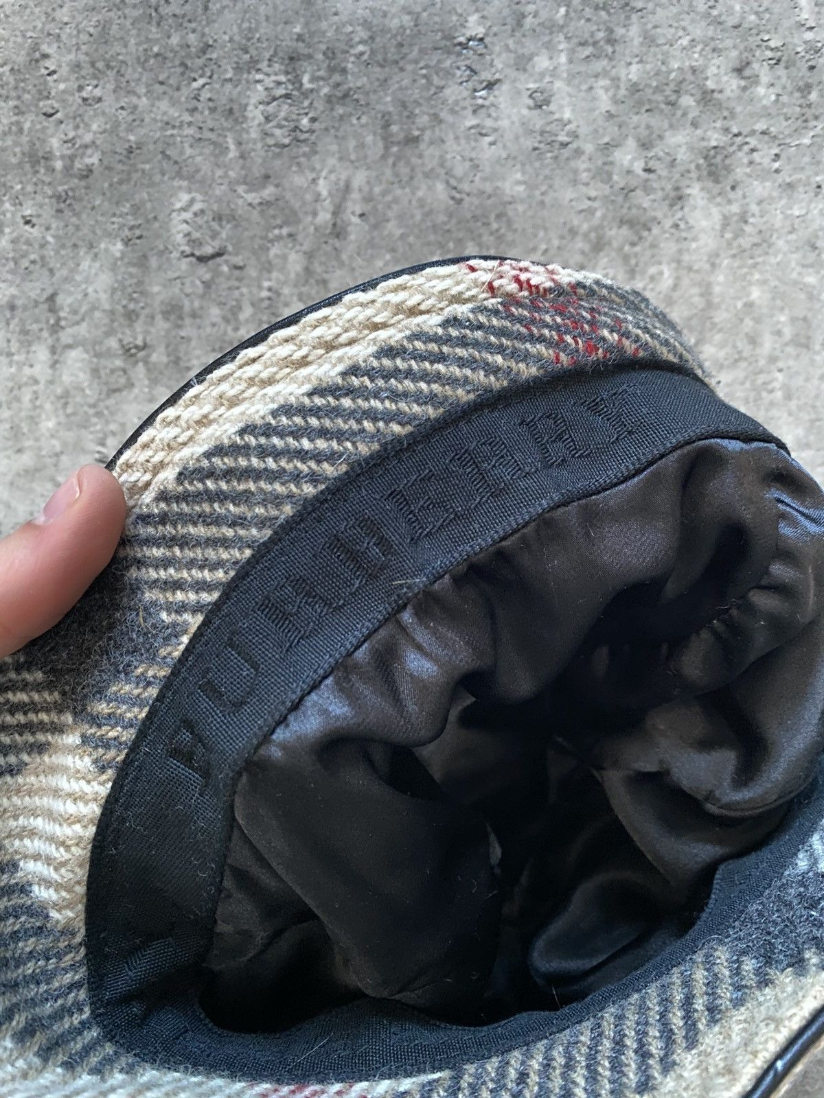 Burberry Burberry London Wool Bucket-hat Nova-Check Pattern Size ONE SIZE - 4 Thumbnail