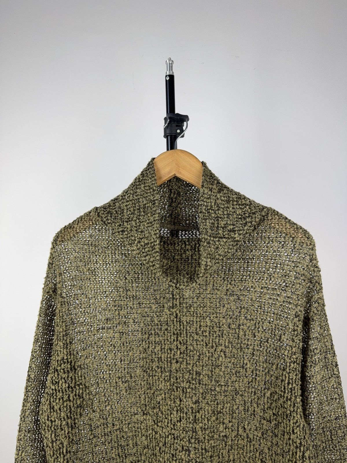 Japanese Brand Y2K Sheer Knit Distressed Sweater Japan style Avant Mood Size M / US 6-8 / IT 42-44 - 2 Thumbnail
