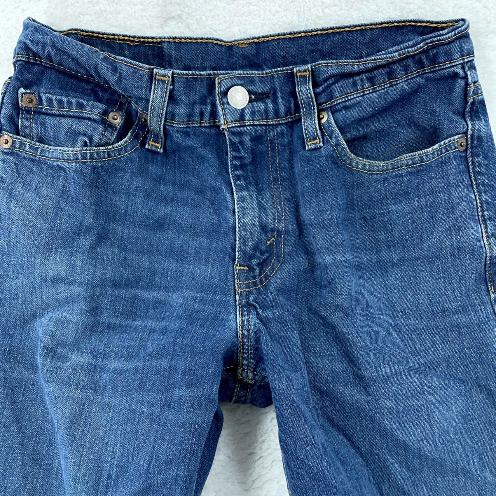 Levi's Levi's 511 Jeans Mens 29x30 Blue Slim Fit Stretch Denim Medium Wash Pants Size US 29 - 4 Thumbnail