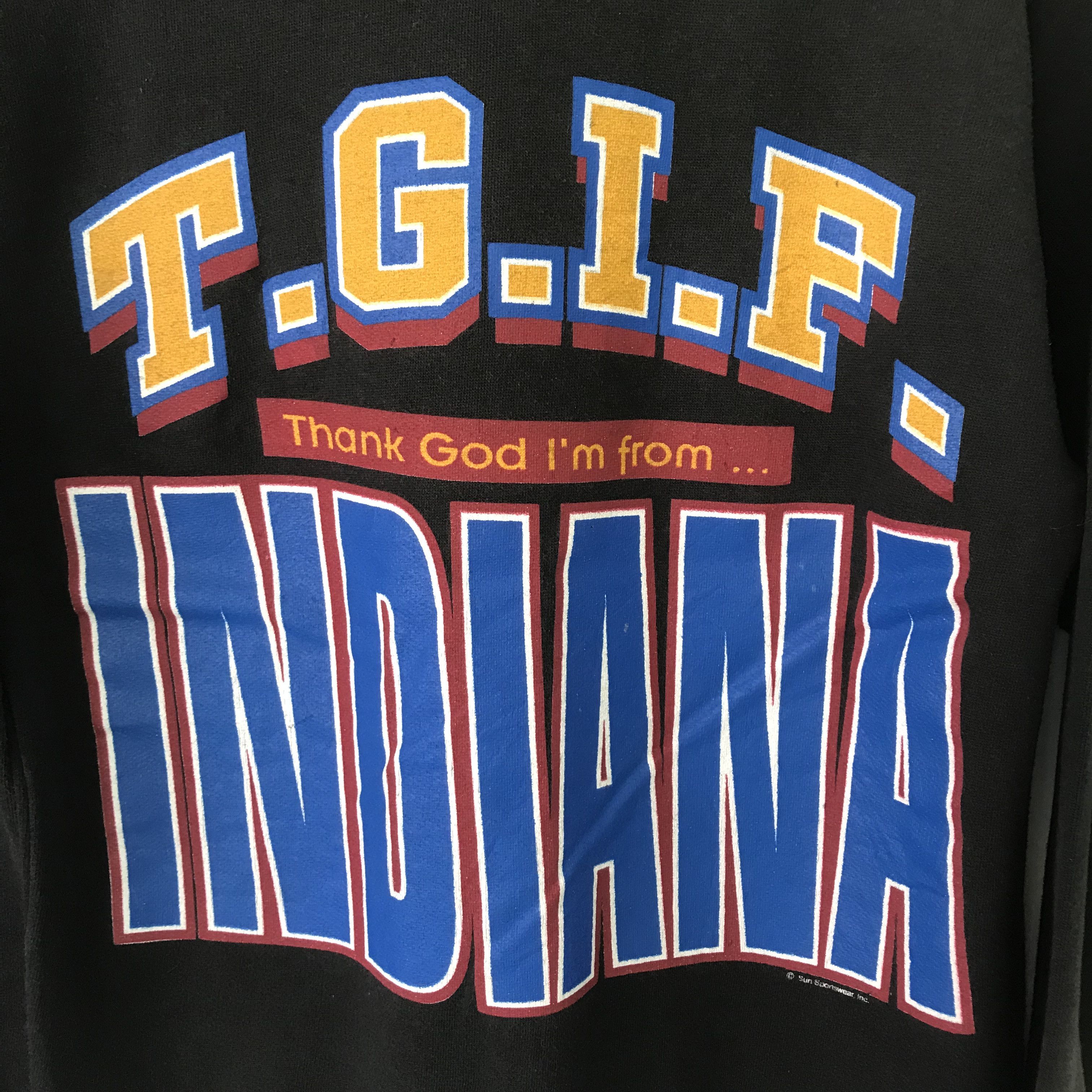 Vintage Vintage 90's Quotes Black Sweatshirt Small - 439 Size US S / EU 44-46 / 1 - 4 Thumbnail