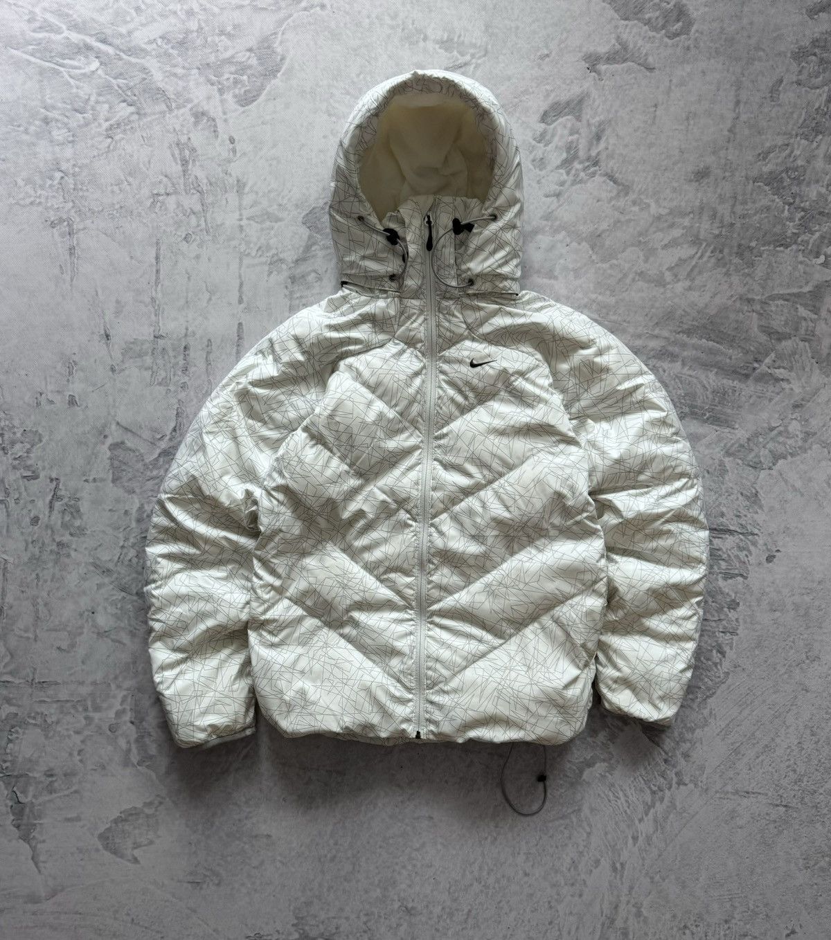 00s Nike Vintage Down Jacket Hooded Drill