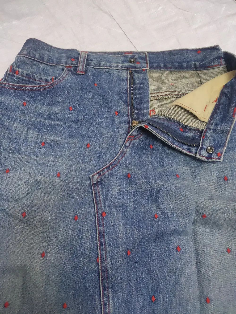 Undercover vintage denim skirt