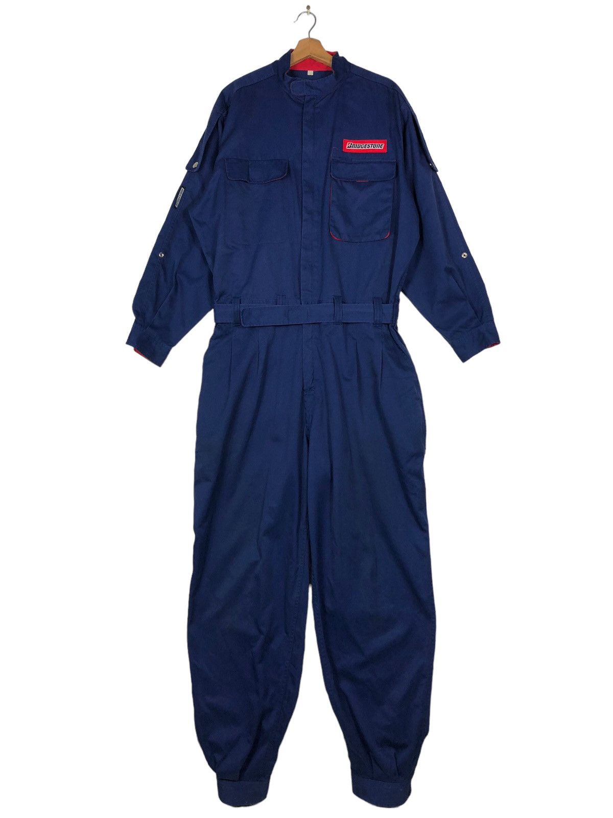 Japanese Brand 🔥90’s Vintage Overall Racing Sports Bridgestone Racing Size US 36 / EU 52 - 1 Thumbnail