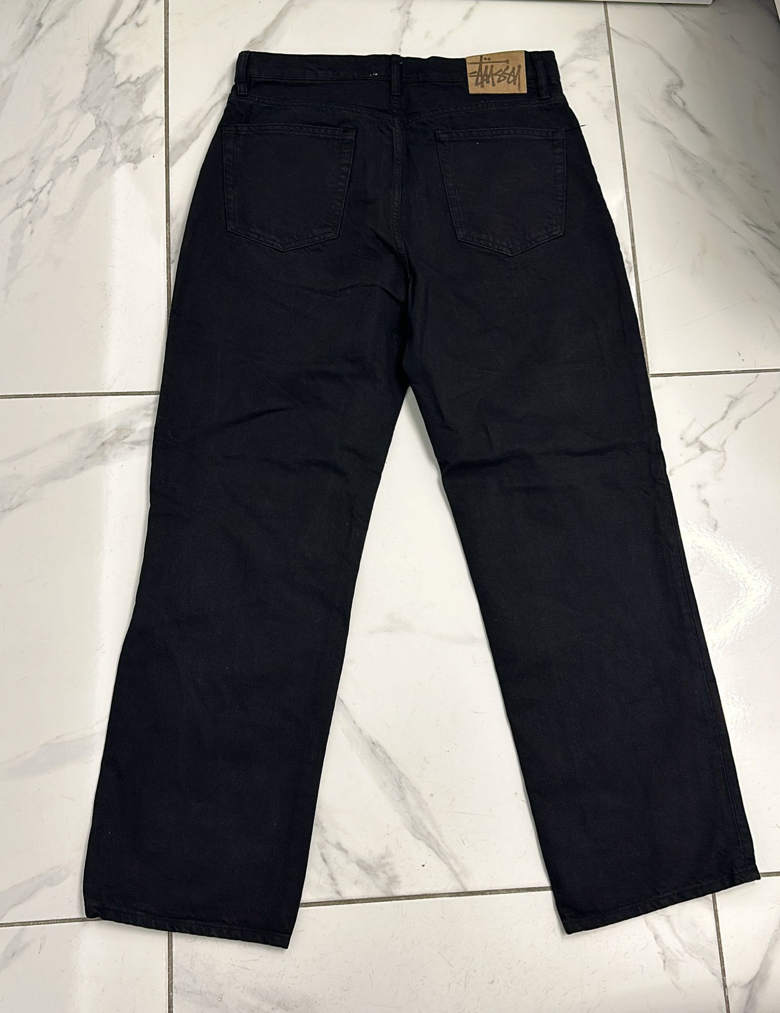 Streetwear × Stussy × Vintage Stüssy Classic Jean Size 34 Black 