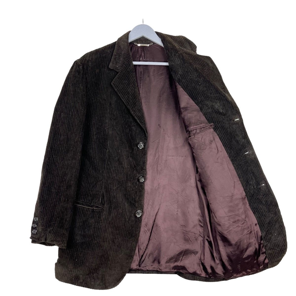 Dolce & Gabbana 🔥 DOLCE & GABBANA CORDUROY BLAZER JACKET MADE IN ITALY Size US M / EU 48-50 / 2 - 8 Thumbnail