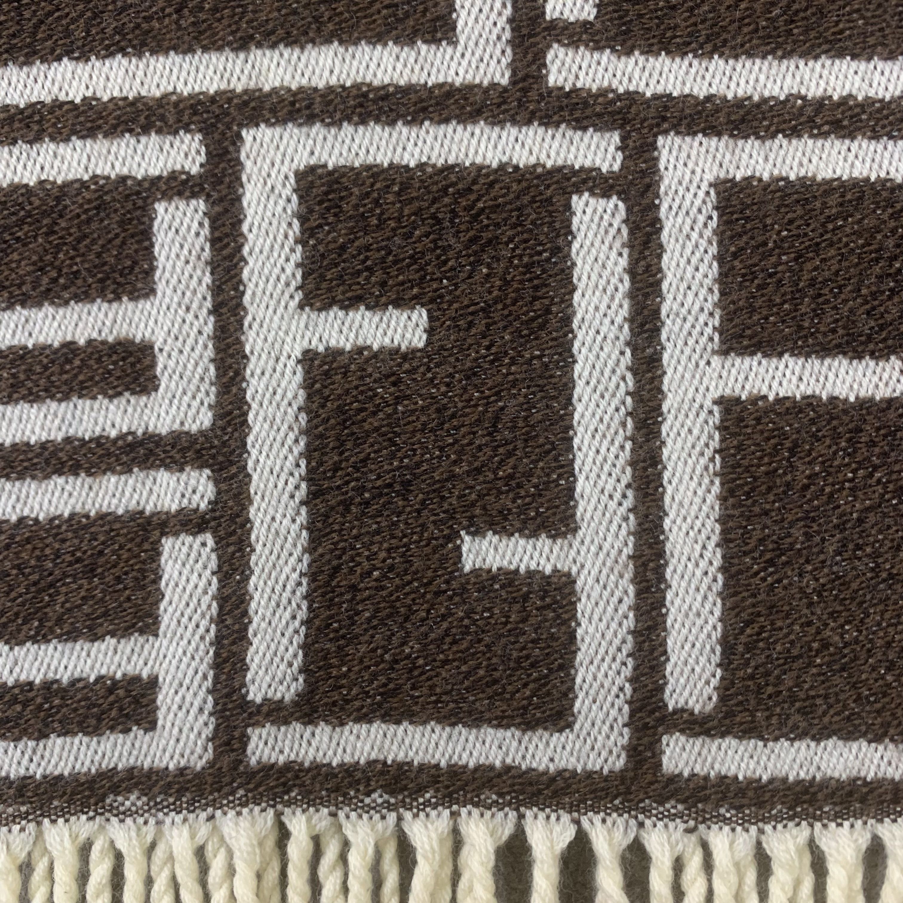 Fendi Fendi Scarf Wool Muffler Neck Wrap BL9265 Size ONE SIZE - 5 Thumbnail