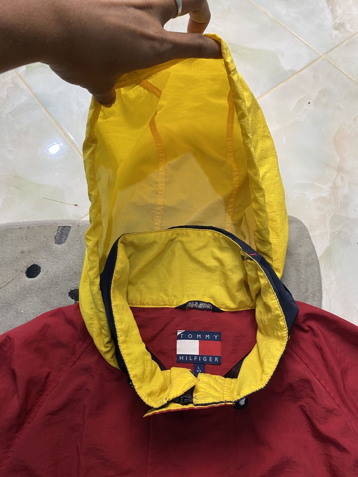 Tommy Hilfiger Vintage 90’s Tommy Hilfiger Full Zip Light Jacket block Size US L / EU 52-54 / 3 - 11 Thumbnail