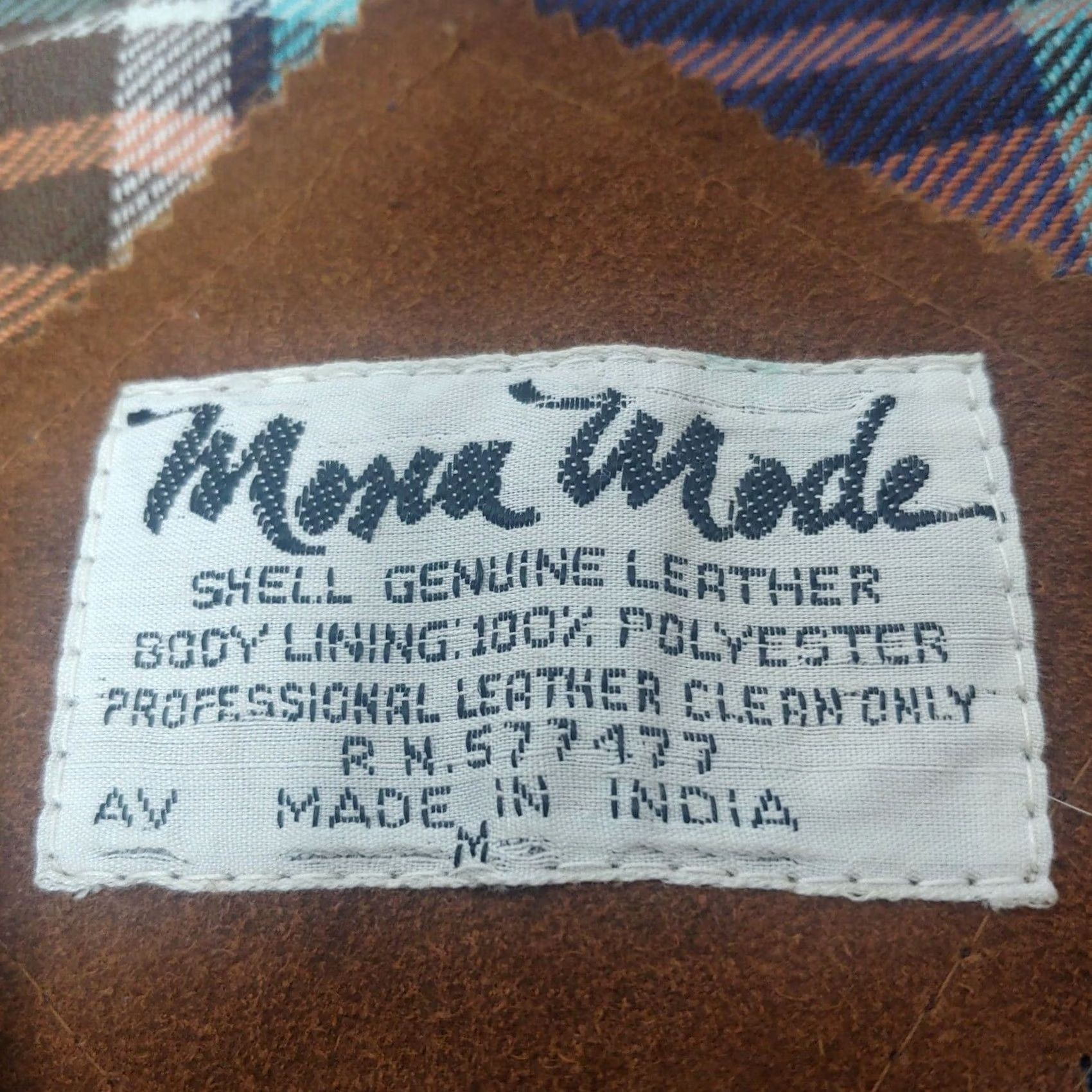 Vintage VINTAGE Mona Mode Leather Vest Men L Brown Rust Snap Up Western Retro Vest Chest 41" Cowboy Hippie Western Leather Vest Mens Size US L / EU 52-54 / 3 - 8 Thumbnail