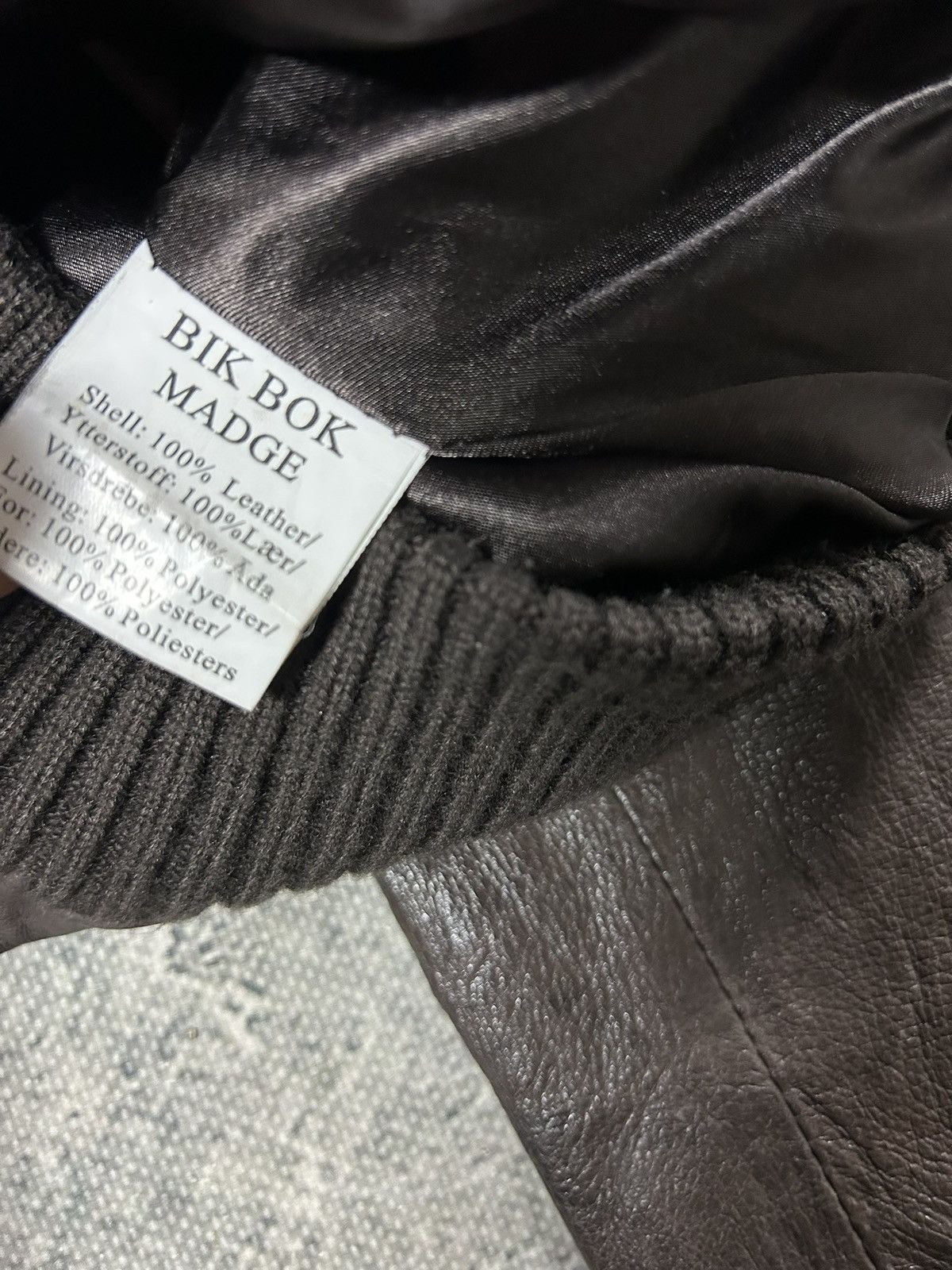 Leather Bikbok brown vintage leather jacket hooded Size US XS / EU 42 / 0 - 8 Thumbnail