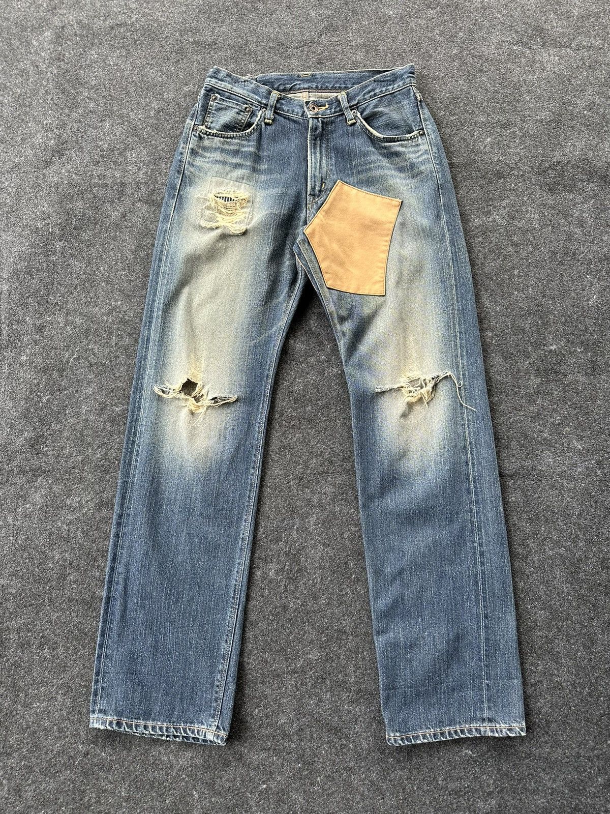 Vintage Edwin 505zx Orange Tag Selvedge Size 30 D102