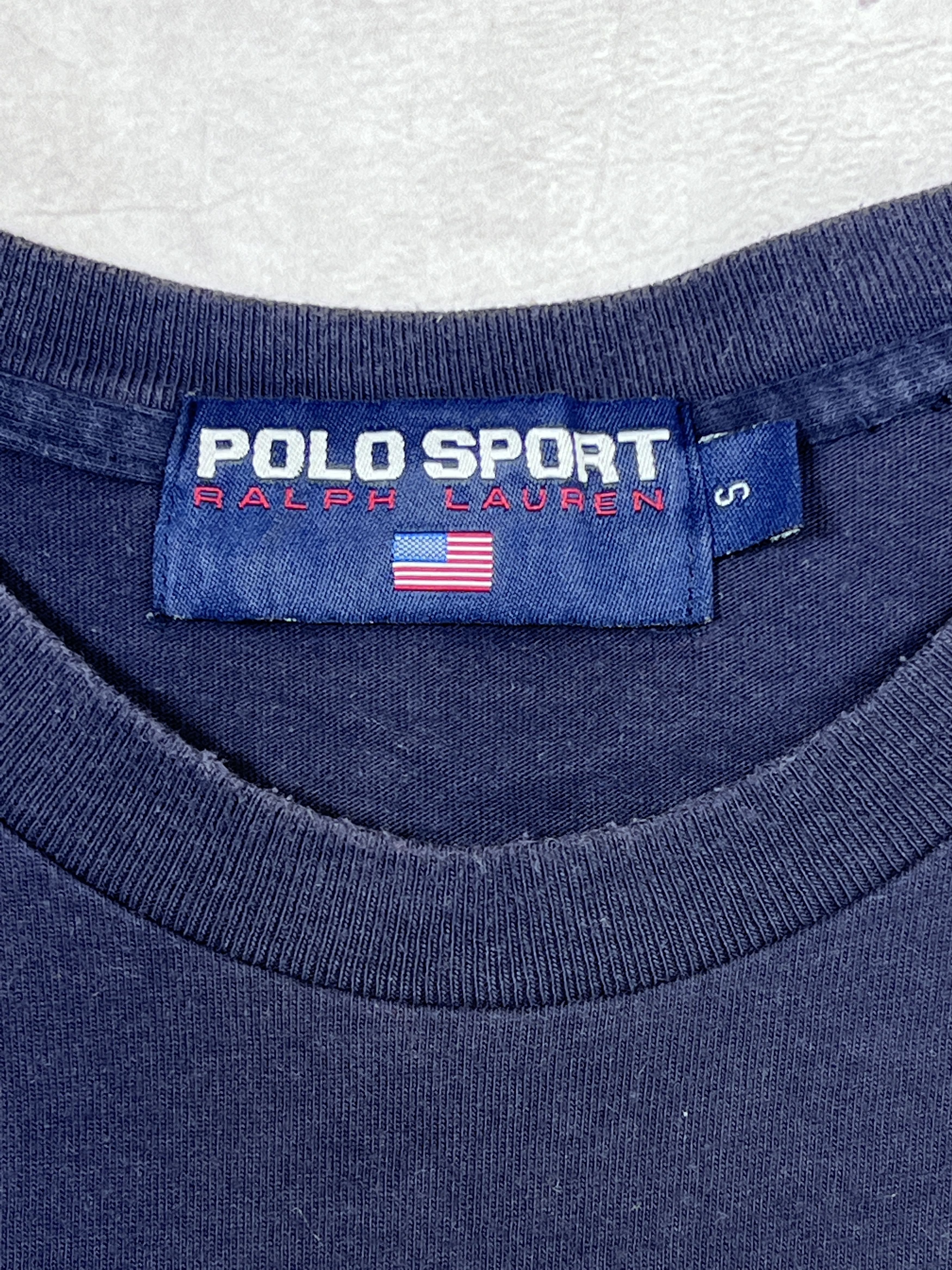 Polo Ralph Lauren × Vintage Vintage Polo Sport T-Shirt LS Ralph Lauren Size US S / EU 44-46 / 1 - 5 Thumbnail