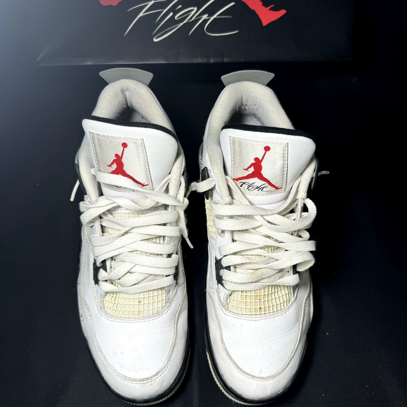 Jordan Brand × Nike Size 9.5 - Nike Air Jordan 4 Retro OG White Cement 2016 Size US 9.5 / EU 42-43 - 4 Thumbnail