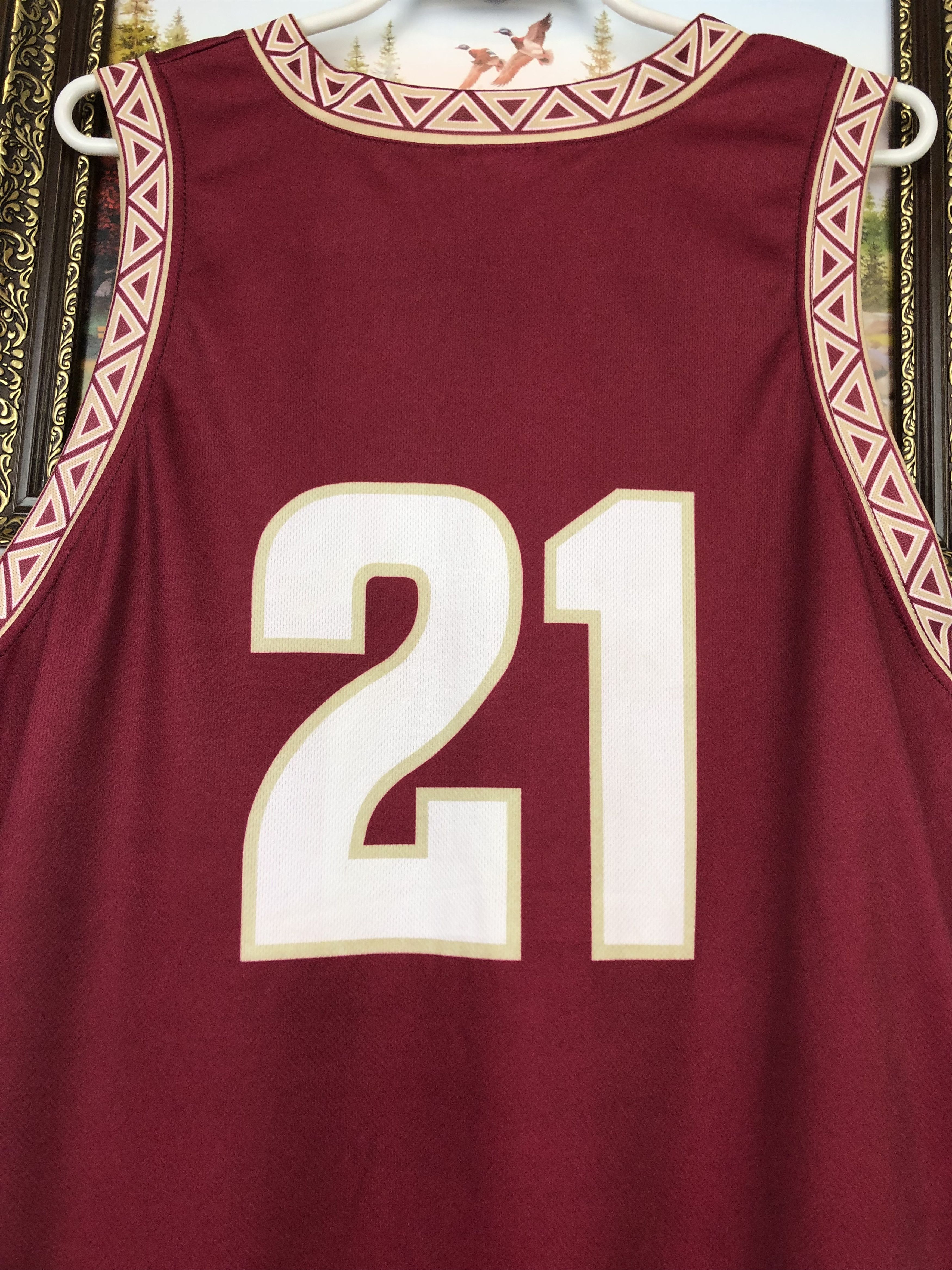 Nike Vintage Nike Florida State University Basketball Jersey FSU Size US L / EU 52-54 / 3 - 8 Thumbnail