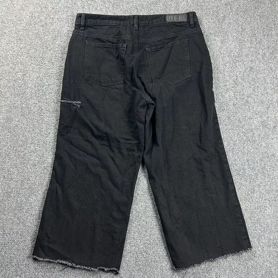 Pacsun Pacsun Jeans Womens 30 Charcoal Gray Baggy Capri Denim Size 30" / US 8 / IT 44 - 6 Thumbnail