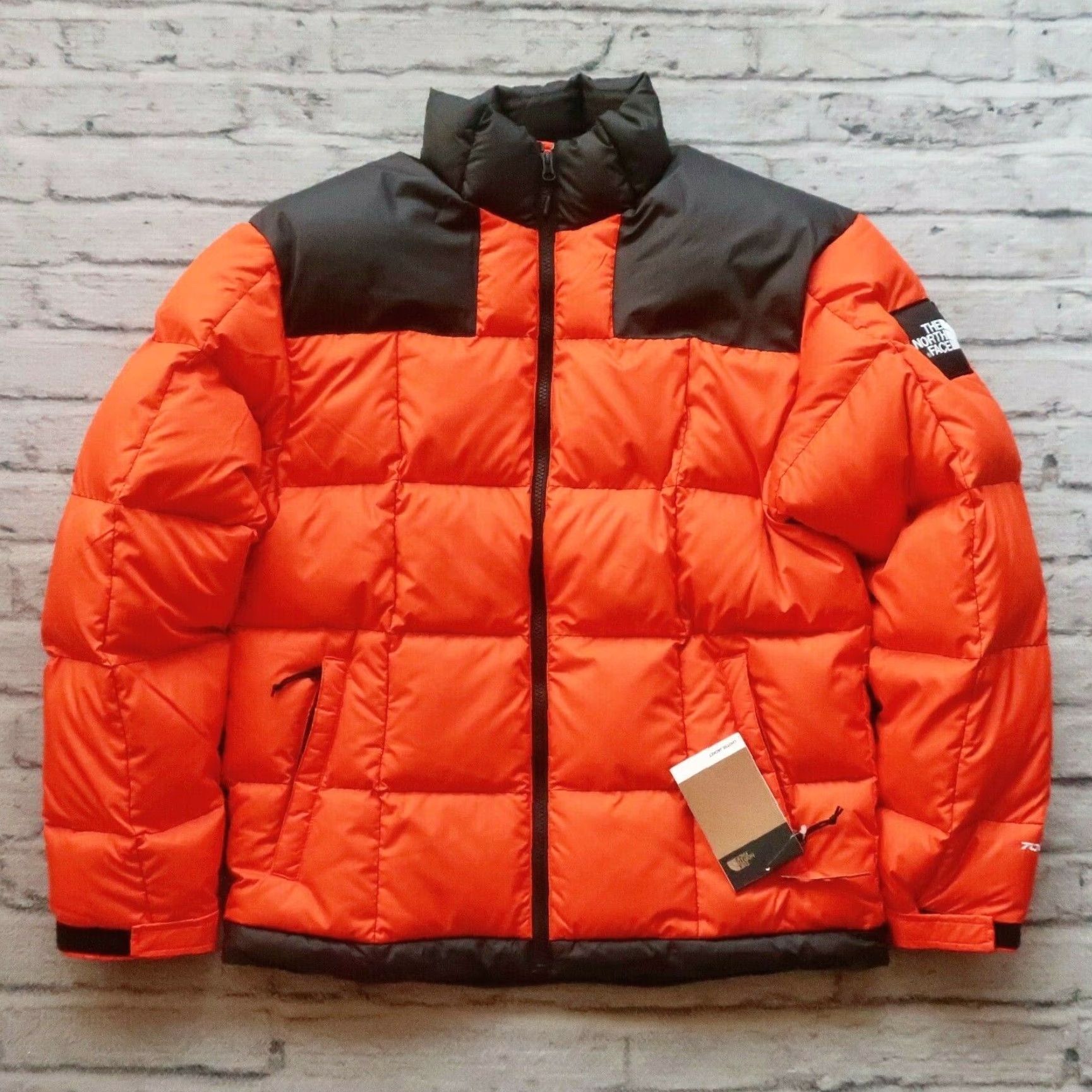 The North Face NEW North Face 700 Down Lhotse Puffer Jacket Size S Tangerine Orange Mens Jacket Small Tangerine / Black 90s? Size US S / EU 44-46 / 1 - 2 Thumbnail