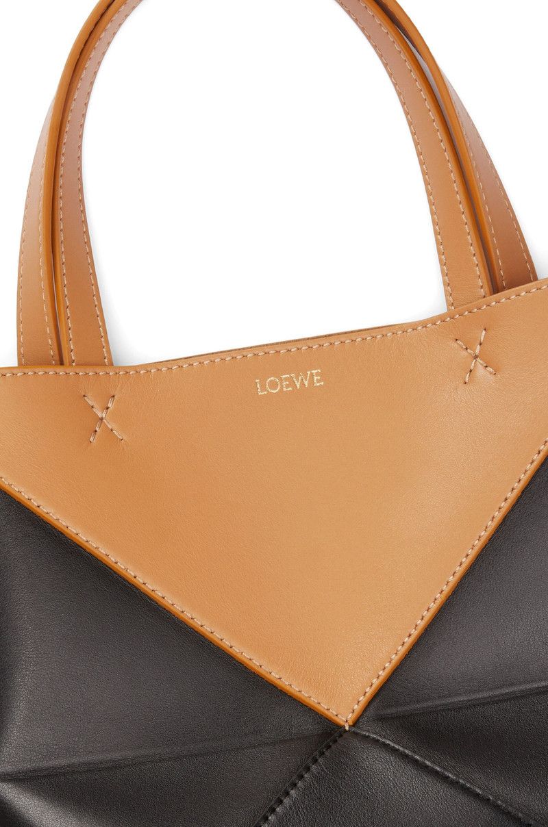 Loewe o1in1g0426 Size: OS/ Mini Puzzle Fold Tote Bag Desert/Black Size ONE SIZE - 8 Thumbnail