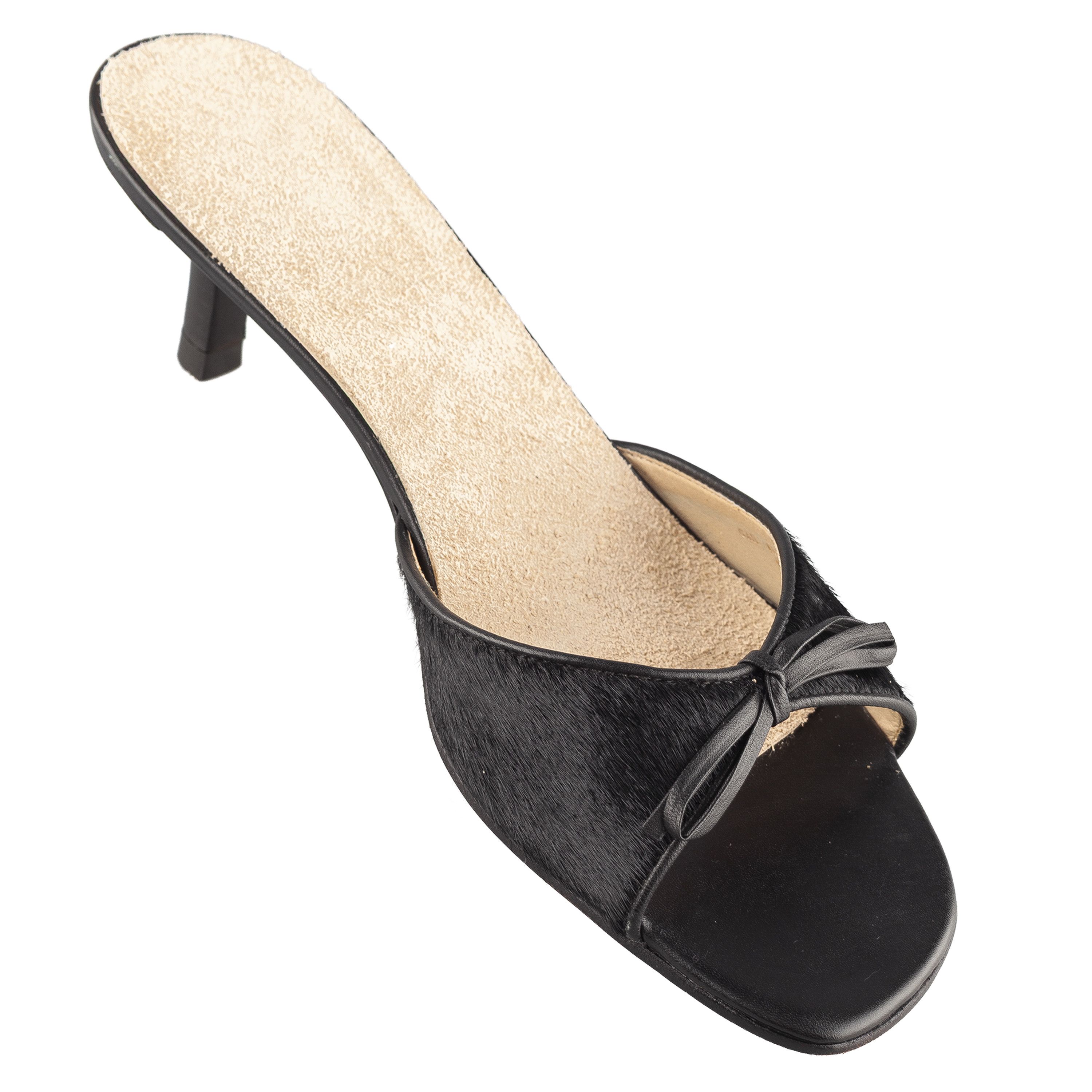 Ralph Lauren Ralph Lauren Vintage Black Pony Kitten Heels Size US 7 / IT 37 - 2 Thumbnail
