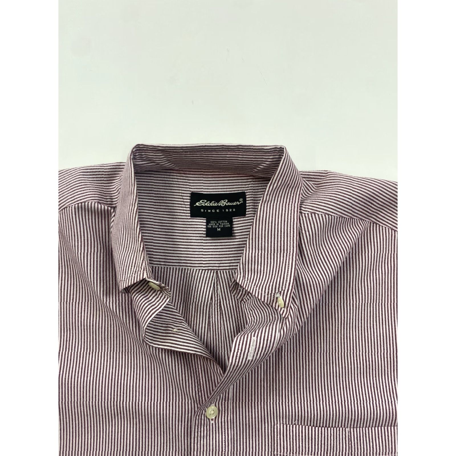 Eddie Bauer Eddie Bauer Button-Up Shirt Men Medium Striped Button-Down Casual Multicolor Blue/Button-Down Collar Shirt Mens Regular Cotton 100% Size US M / EU 48-50 / 2 - 2 Thumbnail