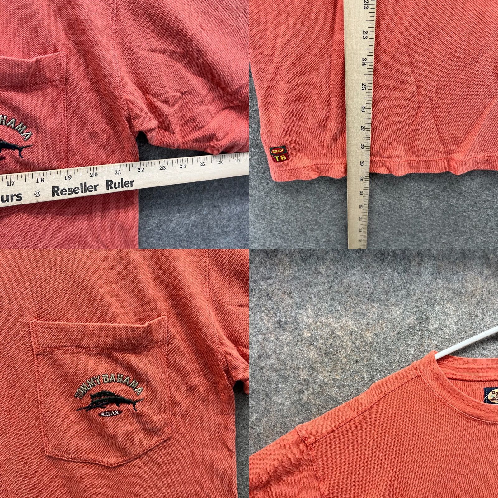 Tommy Bahama VINTAGE Tommy Bahama Shirt Men Large Pink Relax Crewneck Pocket Tee Short Sleeve VTG Size US L / EU 52-54 / 3 - 8 Thumbnail