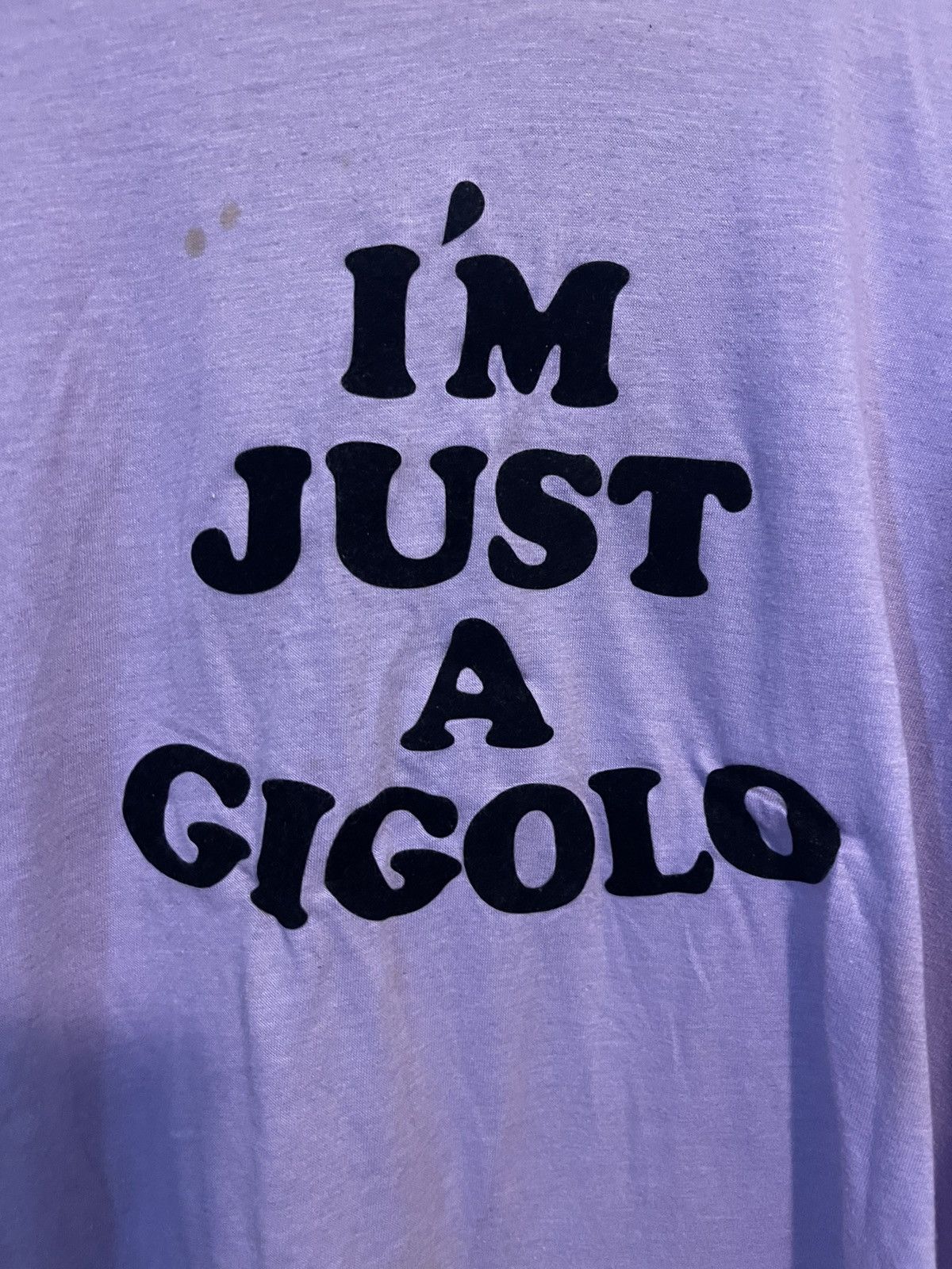 Vintage I’m just a giglo felt pressed shirt Size US L / EU 52-54 / 3 - 3 Thumbnail