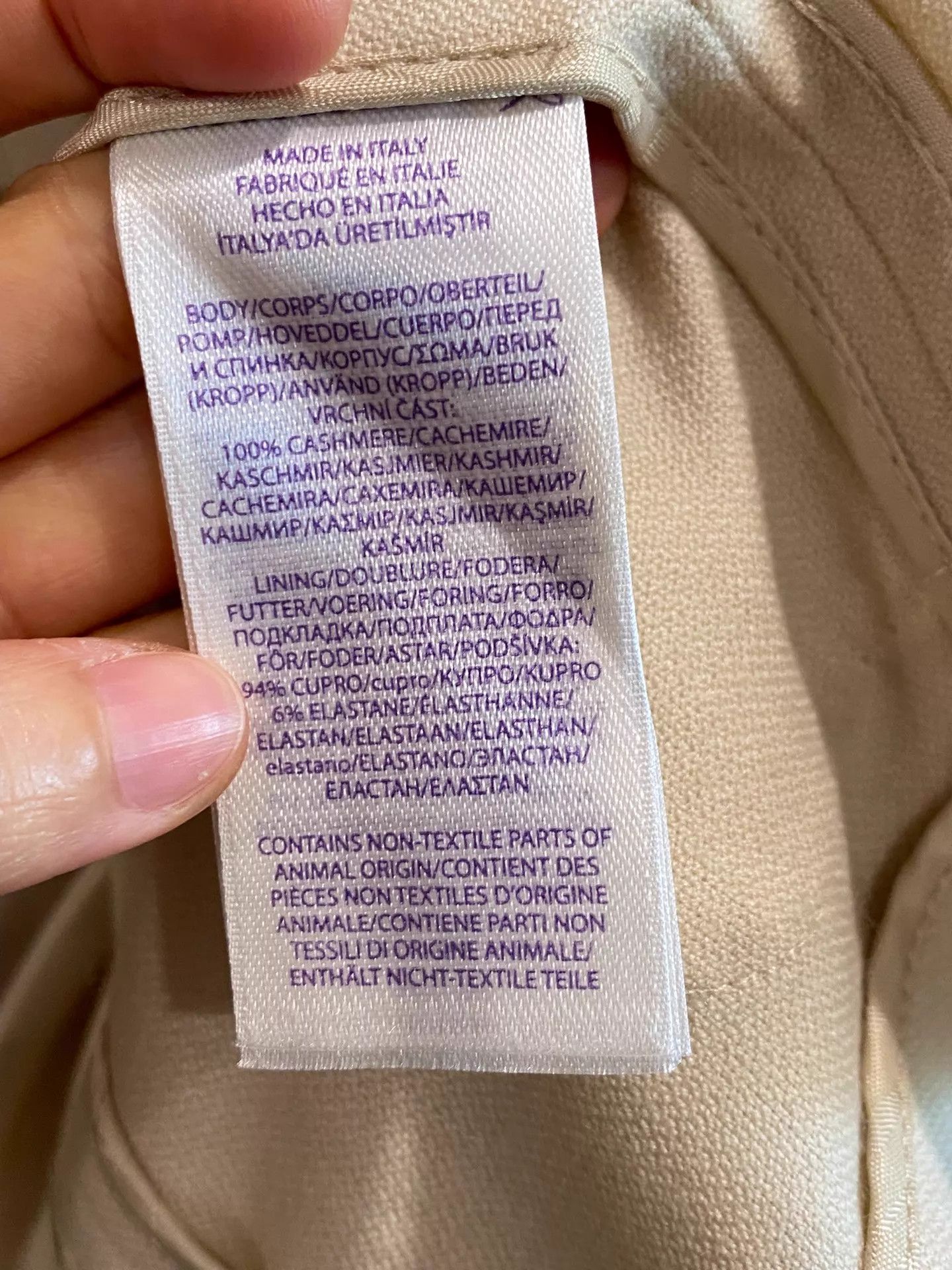 Polo Ralph Lauren Ralph Lauren Purple Label Cashmere Jacket US8 Relaxed Size US XXL / EU 58 / 5 - 4 Thumbnail