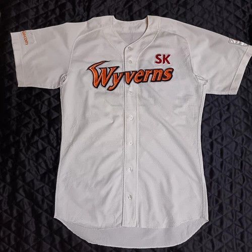 MLB SK Wyverns Jeong Jin Gi KBO Korean Baseball Jersey Size US XL / EU 56 / 4 - 1 Thumbnail