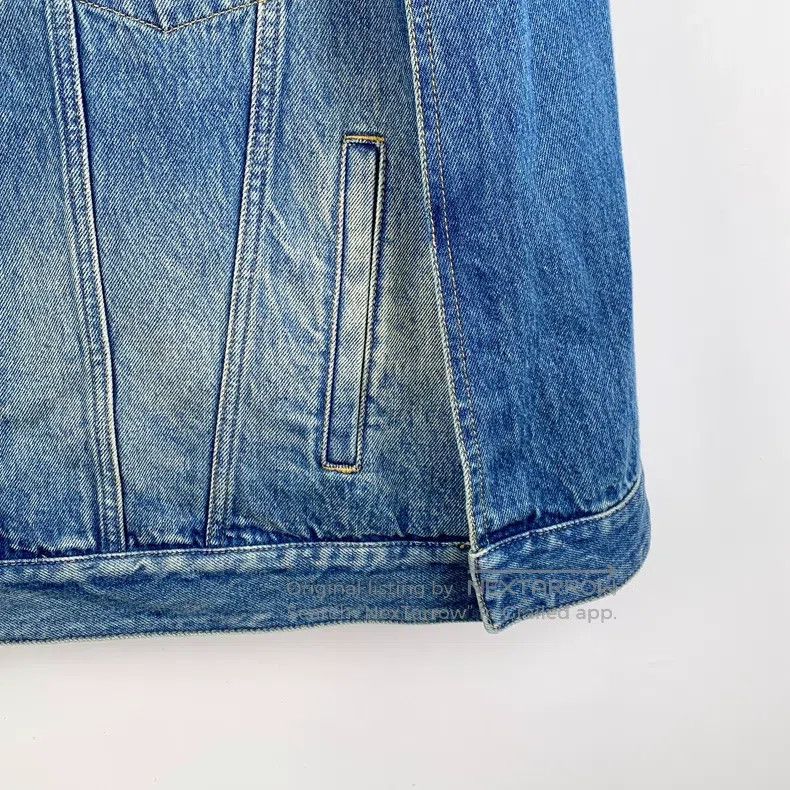 Valentino Valentino Blue washed cotton lapel denim jacket Size US L / EU 52-54 / 3 - 4 Thumbnail