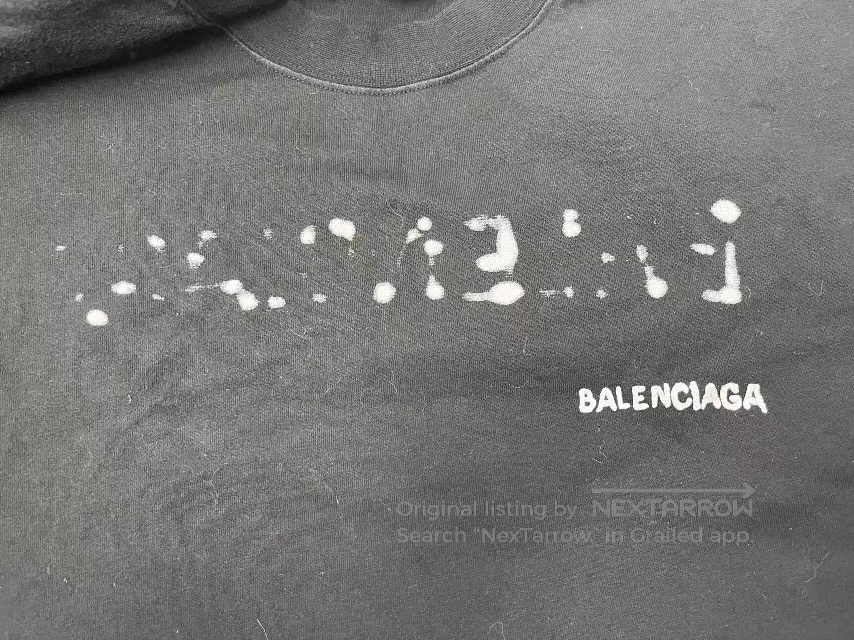 Balenciaga balenciaga short sleeve logo t-shirt. Size US L / EU 52-54 / 3 - 4 Thumbnail