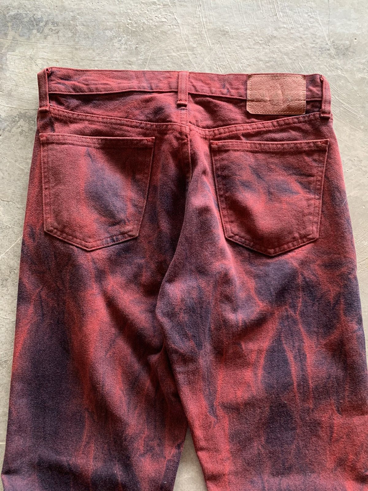 If Six Was Nine flare smoky red black bobson jeans japanese Size US 30 / EU 46 - 11 Thumbnail