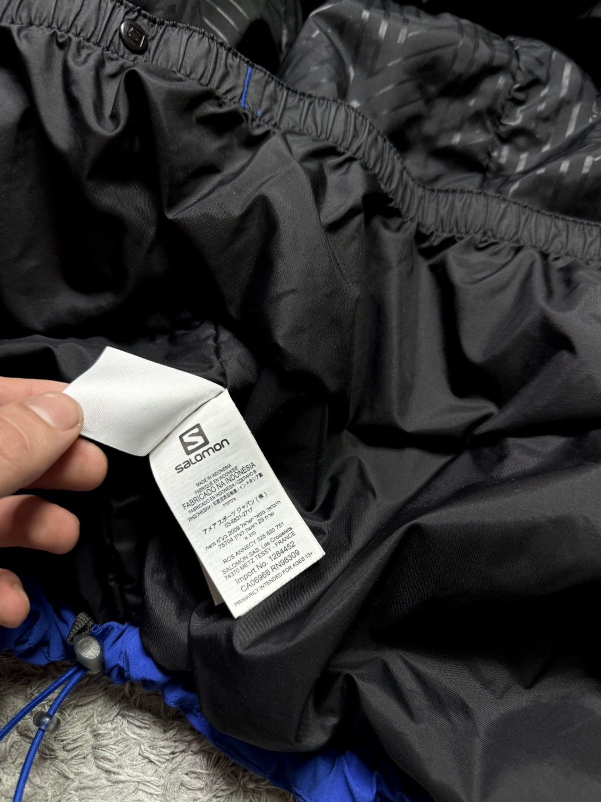 Salomon Gore-tex Solomon Jacket Outdoor Waterproof Puffer Logo Drill Size US XL / EU 56 / 4 - 14 Thumbnail