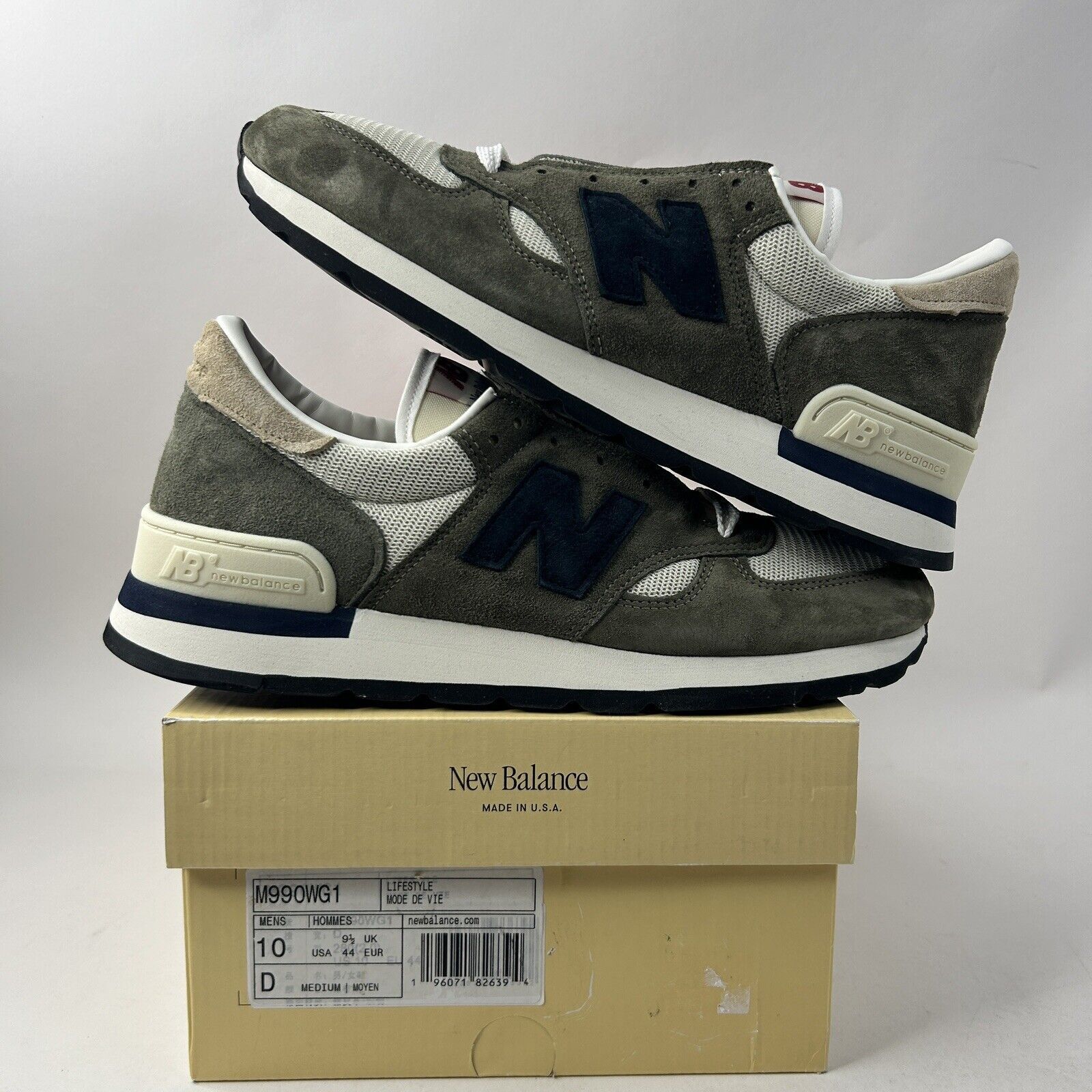 New Balance New Balance 990v1 x Teddy Santis MiUSA “Blue Grey” 2024 Size US 10 / EU 43 - 1 Thumbnail
