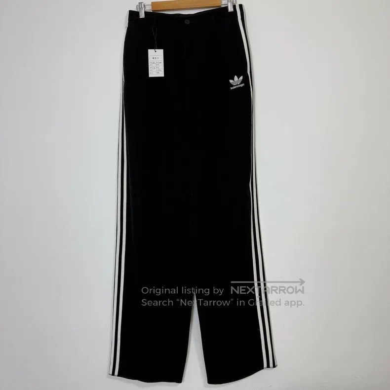 Balenciaga Balenciaga Adidas Co-Branded Acetate Stripe Dress Pants Size US 28 / EU 44 - 1 Thumbnail