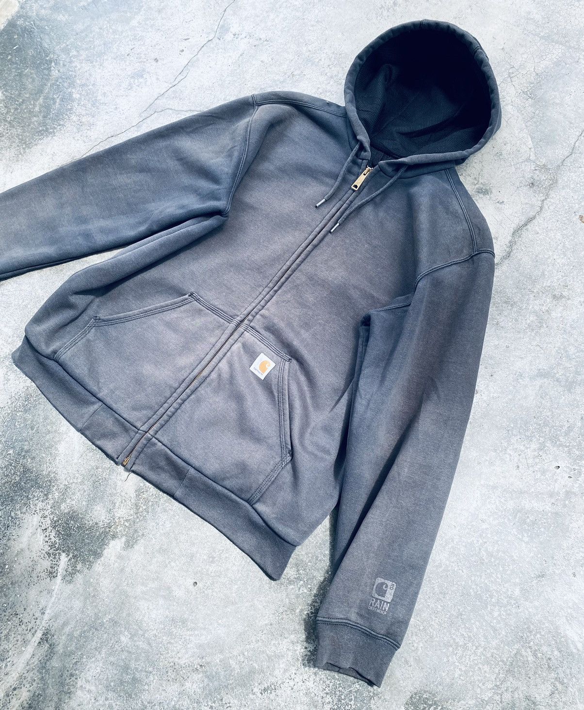 Carhartt Vintage Carhartt Sun Faded Zipper Hoodie Distressed Size US M / EU 48-50 / 2 - 4 Thumbnail