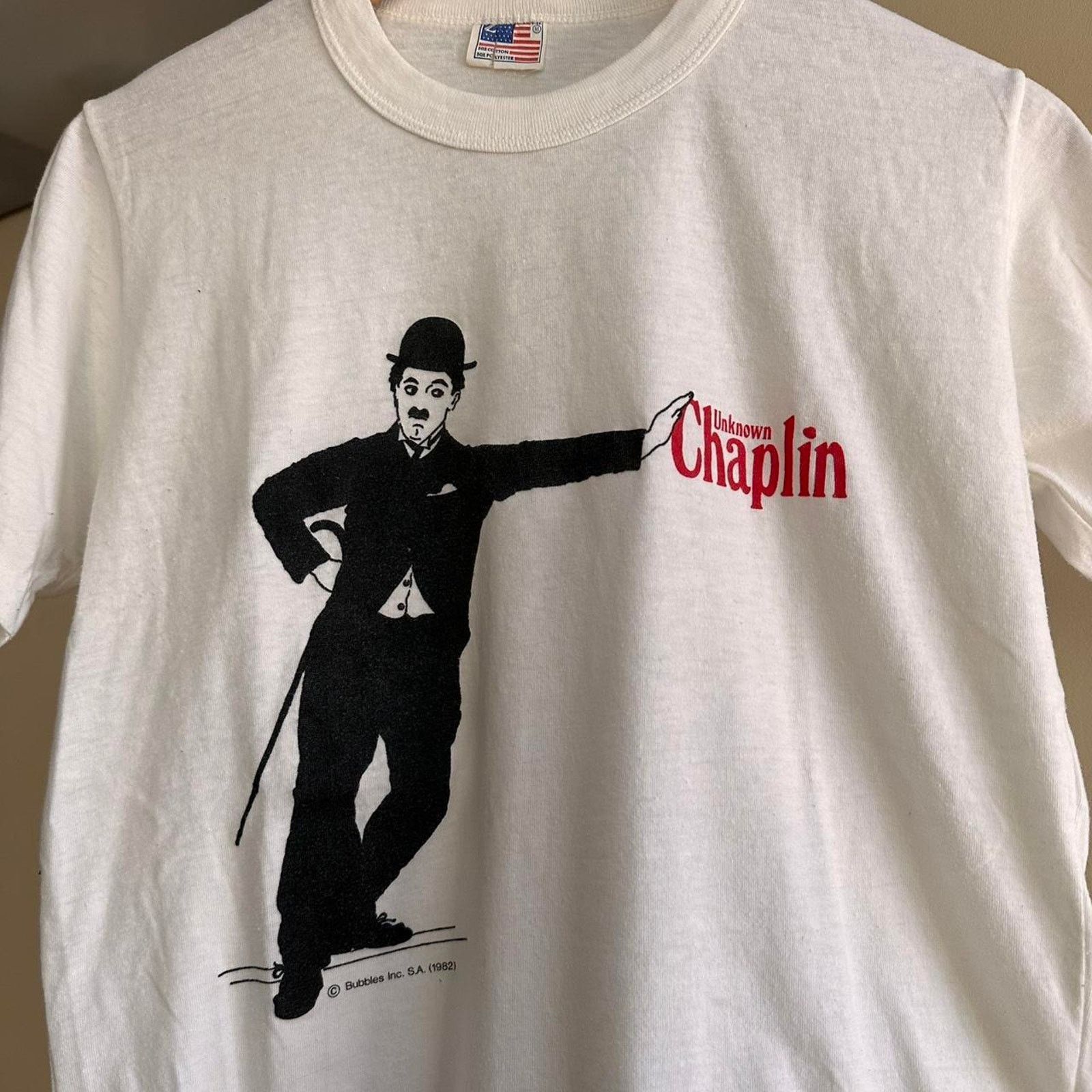 Vintage Vintage 1982 Charlie Chaplin Shirt Size US M / EU 48-50 / 2 - 3 Thumbnail
