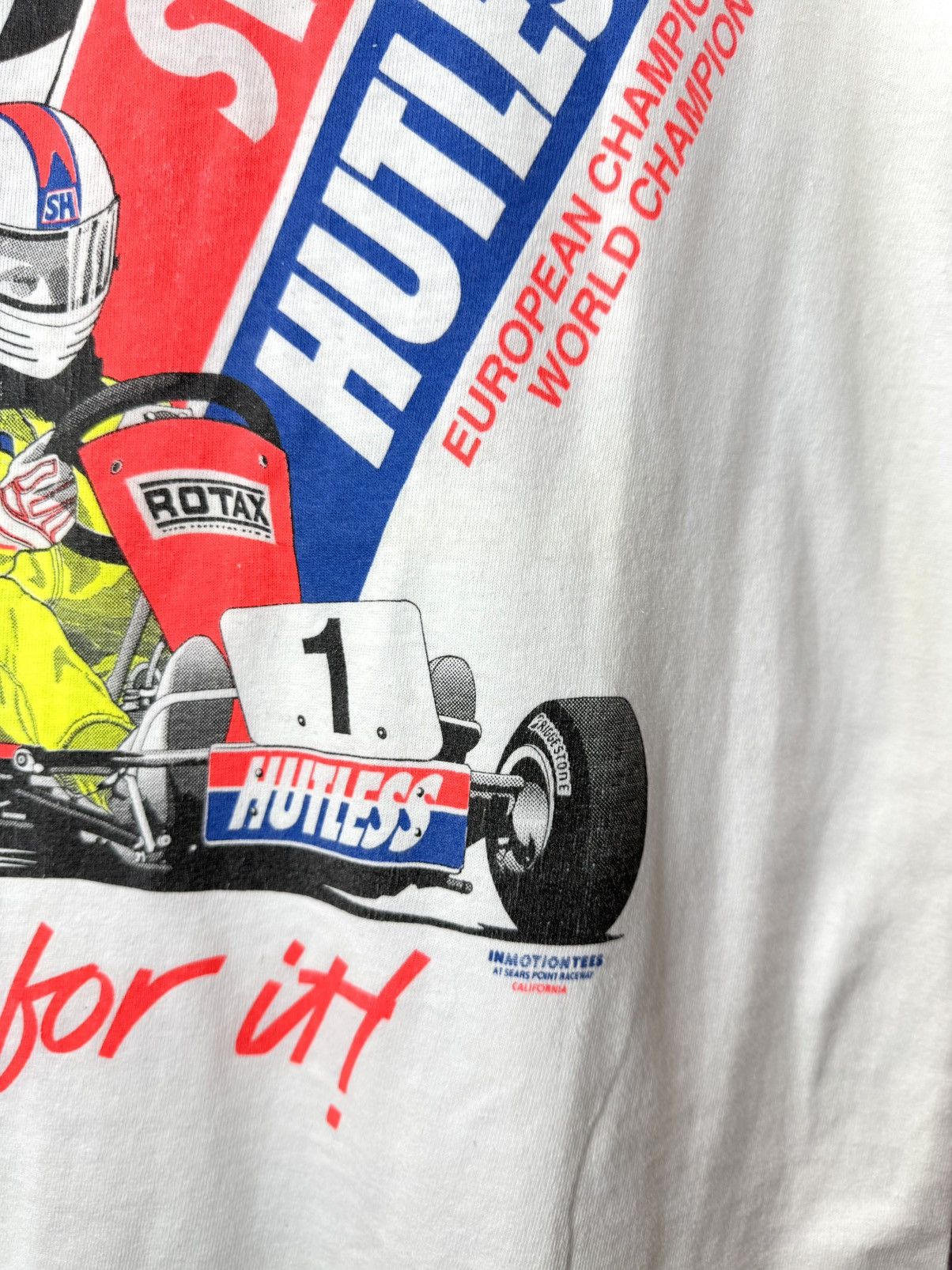 Vintage 90’s Vintage Racing Carting World Champion T Shirt Nascar Size US M / EU 48-50 / 2 - 4 Thumbnail