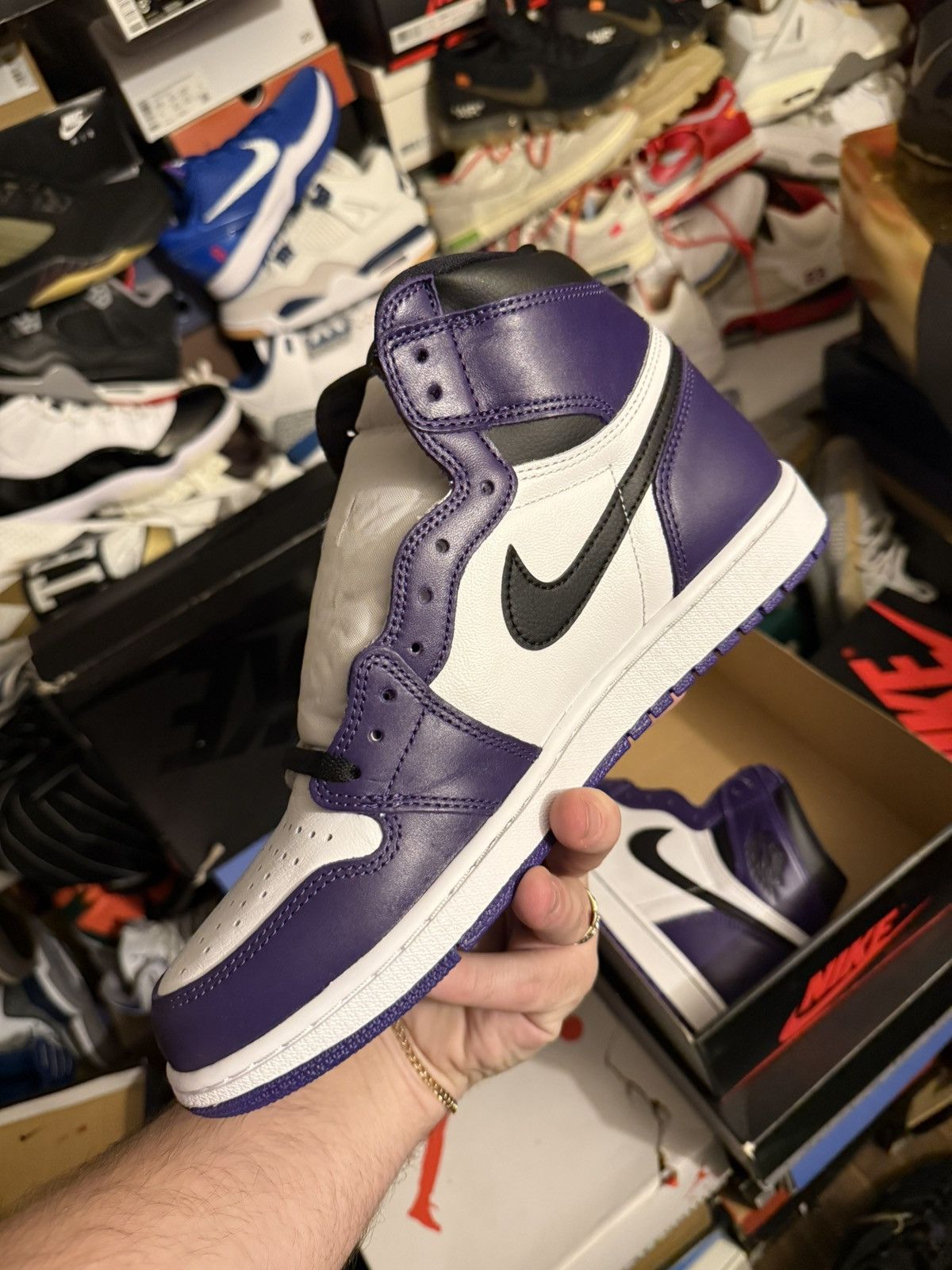 Jordan Brand Jordan retro 1 court purple sz 10.5 new Size US 10.5 / EU 43-44 - 3 Thumbnail