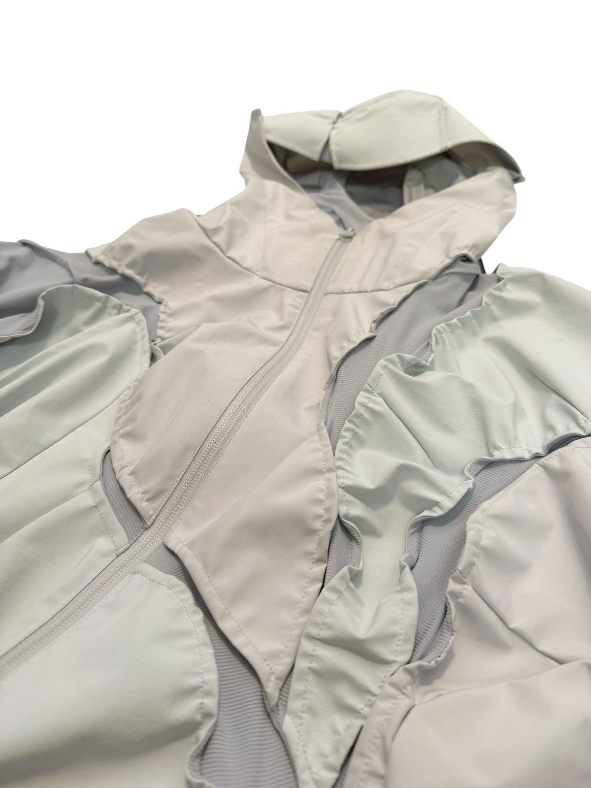 POST ARCHIVE FACTION (PAF) 6.0 Left Patchwork Deconstructed Windbreaker Jacket Shell Size US M / EU 48-50 / 2 - 8 Thumbnail