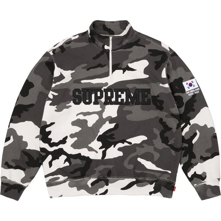 Supreme Supreme Small Box Half Zip Pullover 'Real tree Camo | Grailed