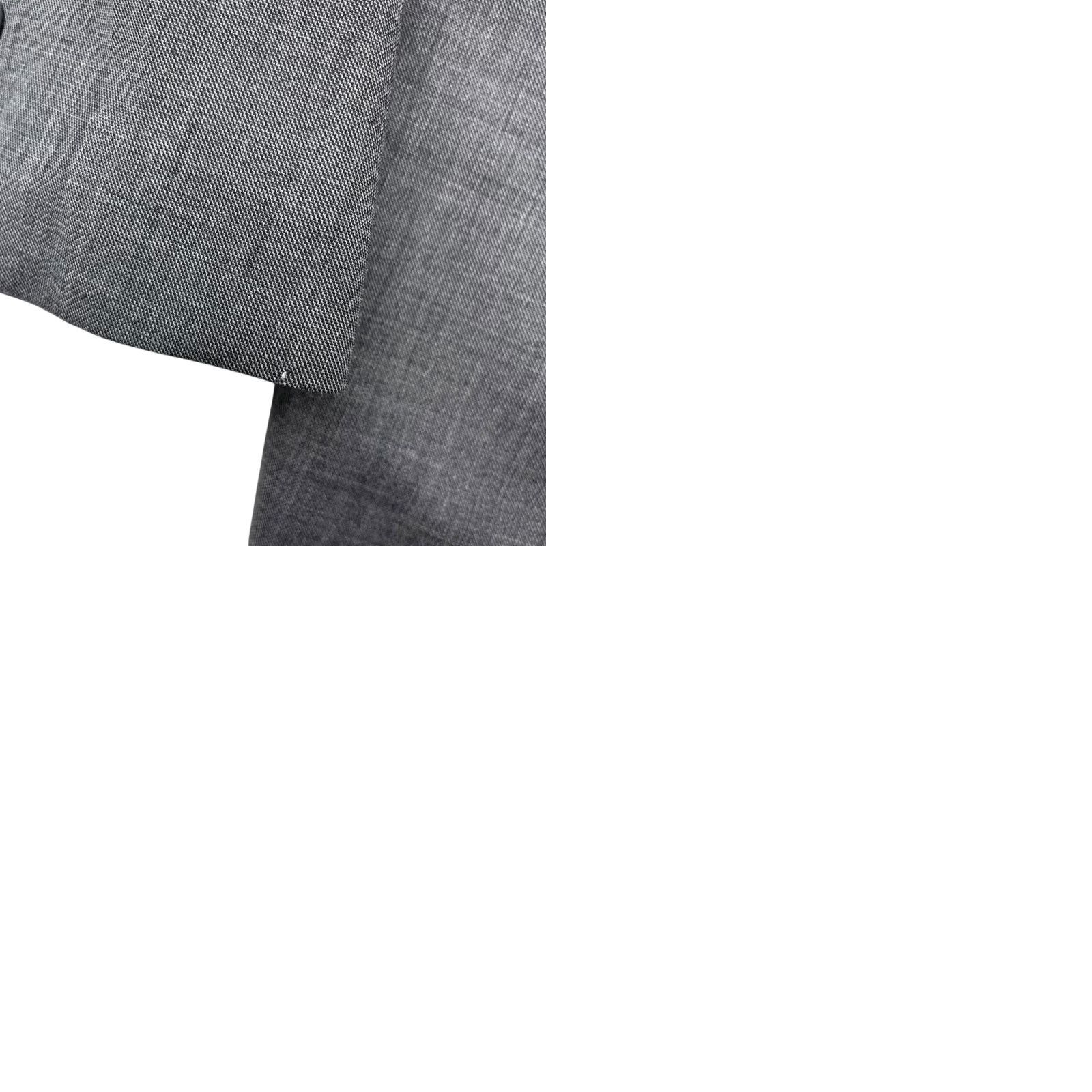 Vintage Penguin Blazer Jacket Gray 2-Button Single-Breasted Wool/Polyester Stretch 40R Mens Jacket Regular Notch Lapel Vintage No Size 40R - 9 Thumbnail