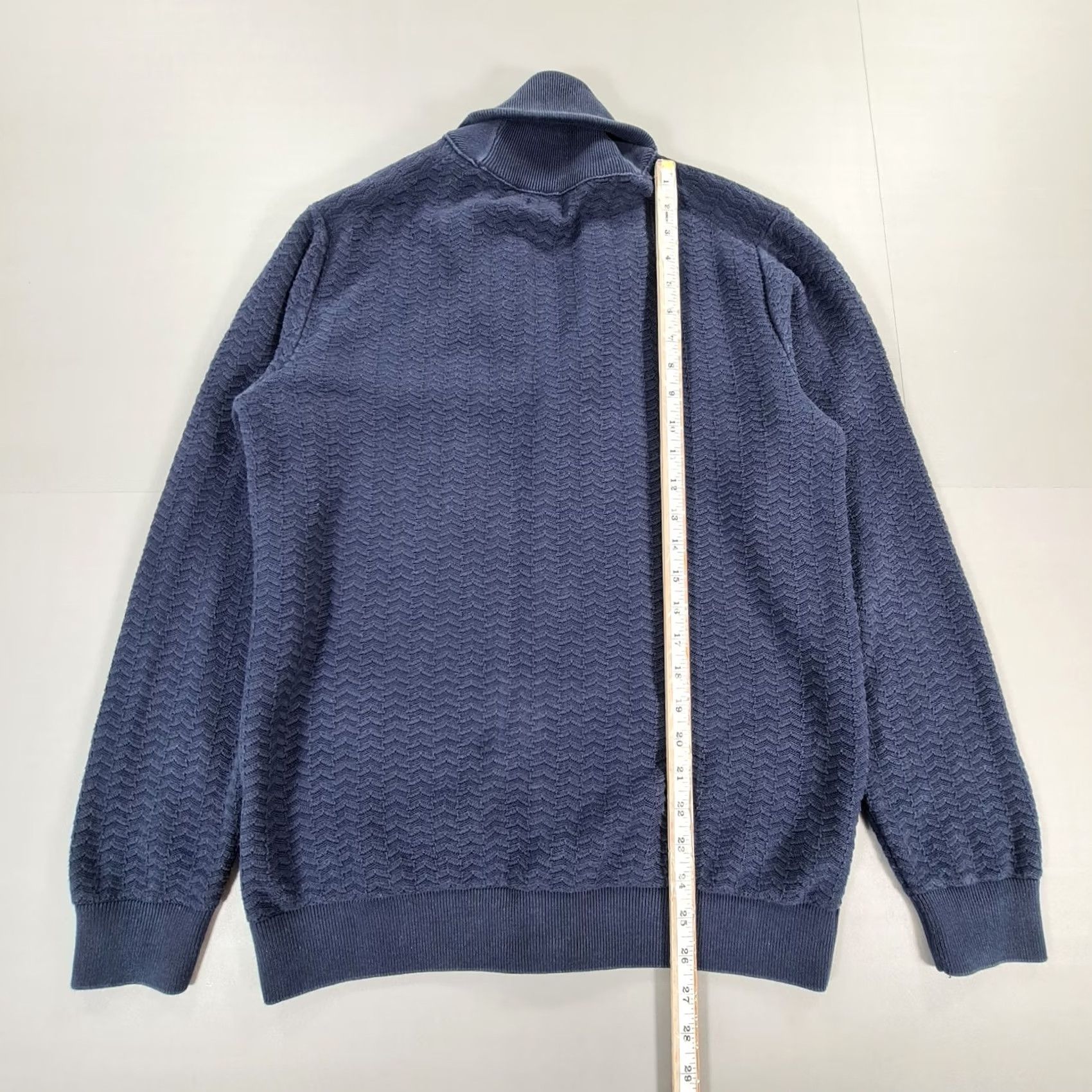 Gant GANT Cardigan Mens Shawl Neck Navy Blue M Cotton Knit Jumper Regular Vintage No Pattern Size US M / EU 48-50 / 2 - 7 Thumbnail