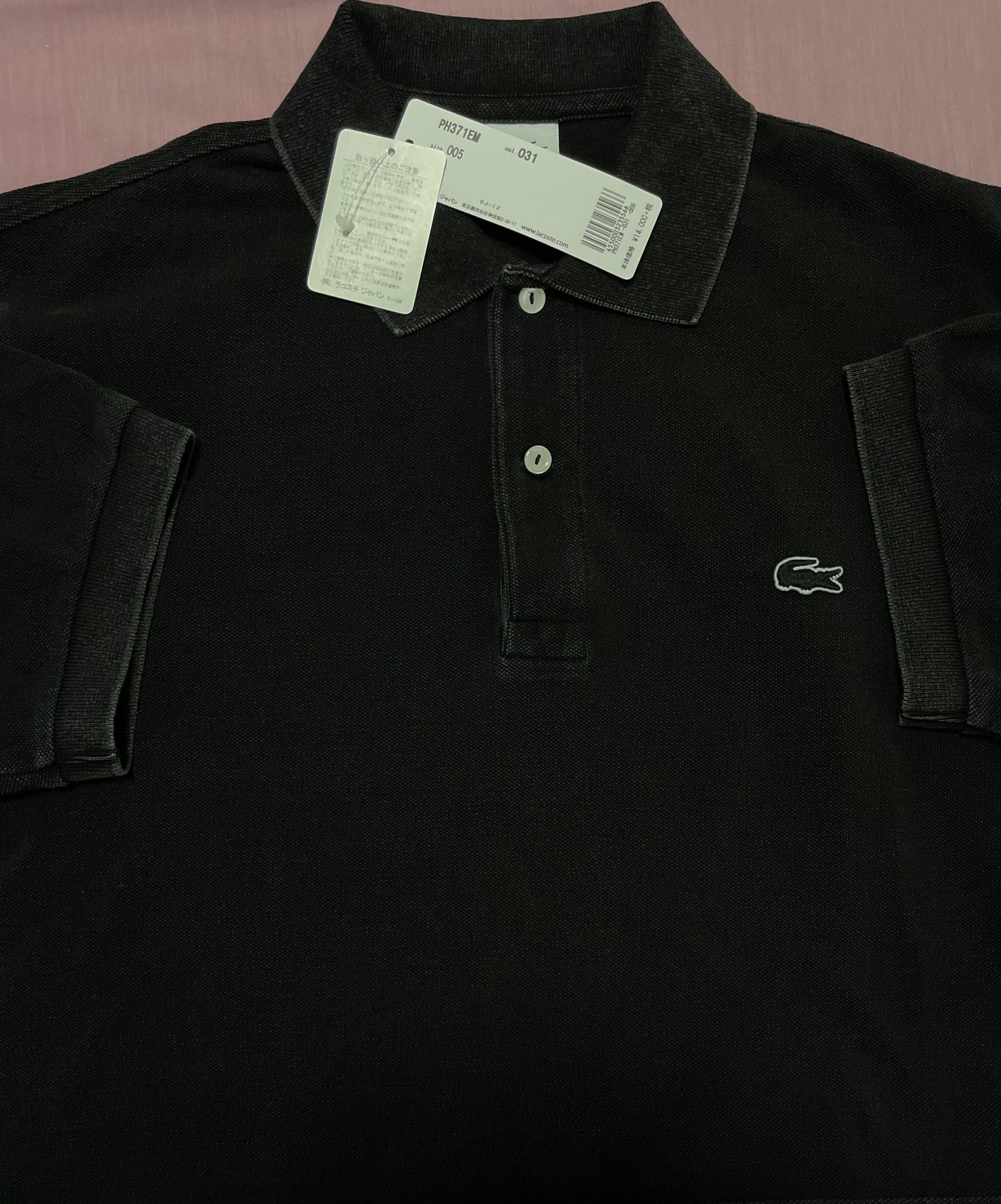 Lacoste Lacoste Japan Indigo Dye Polo Tee (Japan Edition) Size US L / EU 52-54 / 3 - 4 Thumbnail