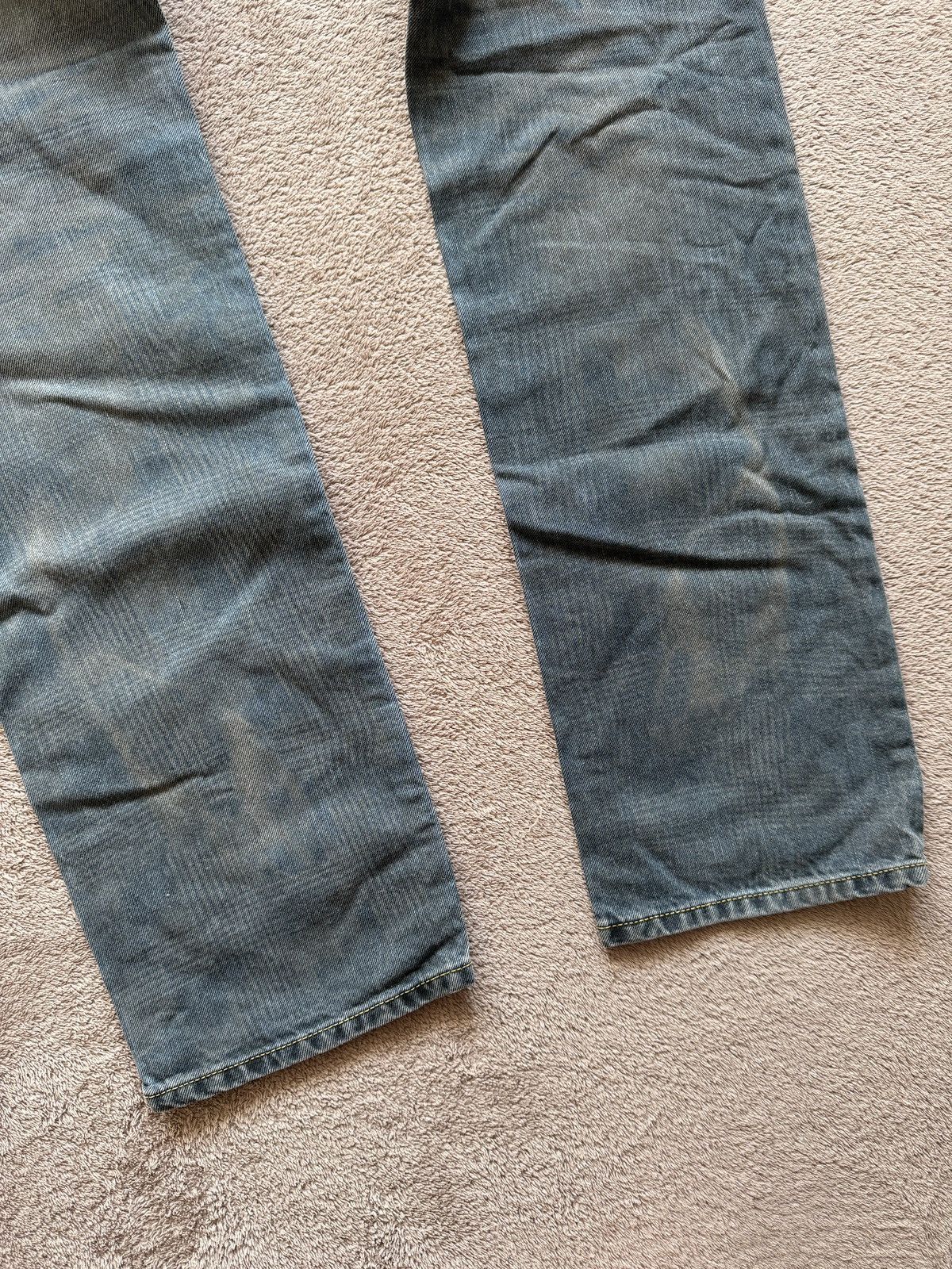 Le Grande Bleu (L.G.B.) Helmut Lang Style Sick Diesel Thavar Dirty Y2K Mudwash Jeans Size US 32 / EU 48 - 5 Thumbnail