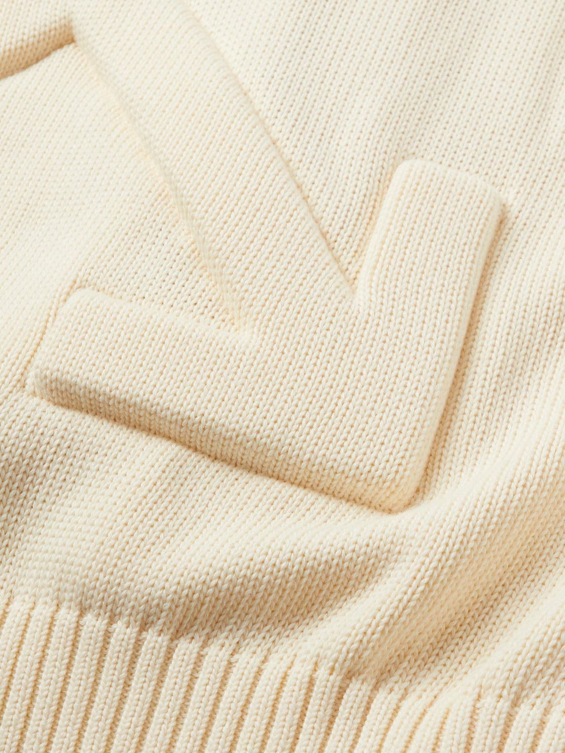 Off-White o1y0325 Crewneck Sweater in Ivory Size US XS / EU 42 / 0 - 2 Thumbnail
